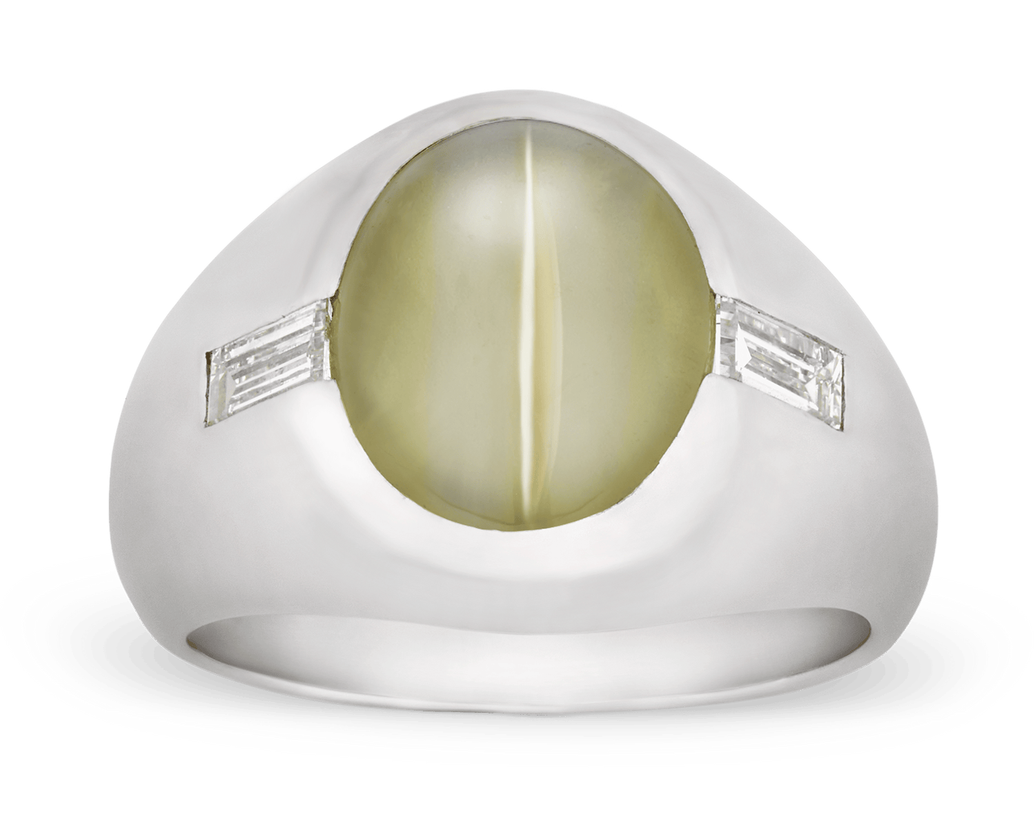 Men's Cat's Eye Chrysoberyl Ring, 6.00 Carats