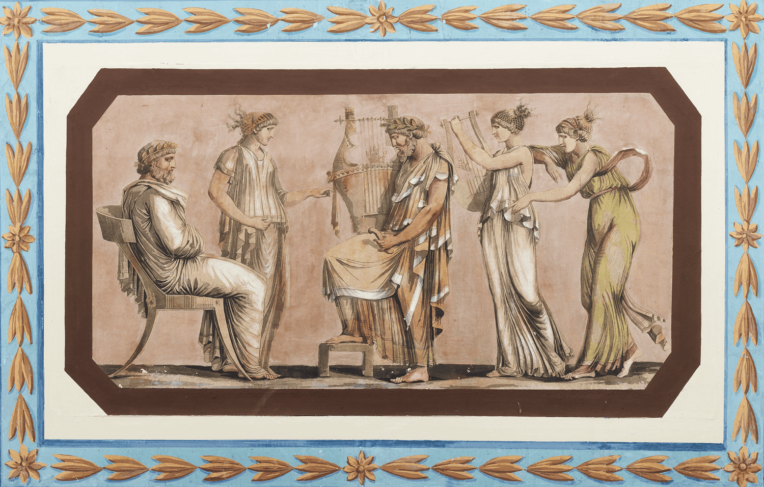 Italian Panel of Orpheus and Eurydice