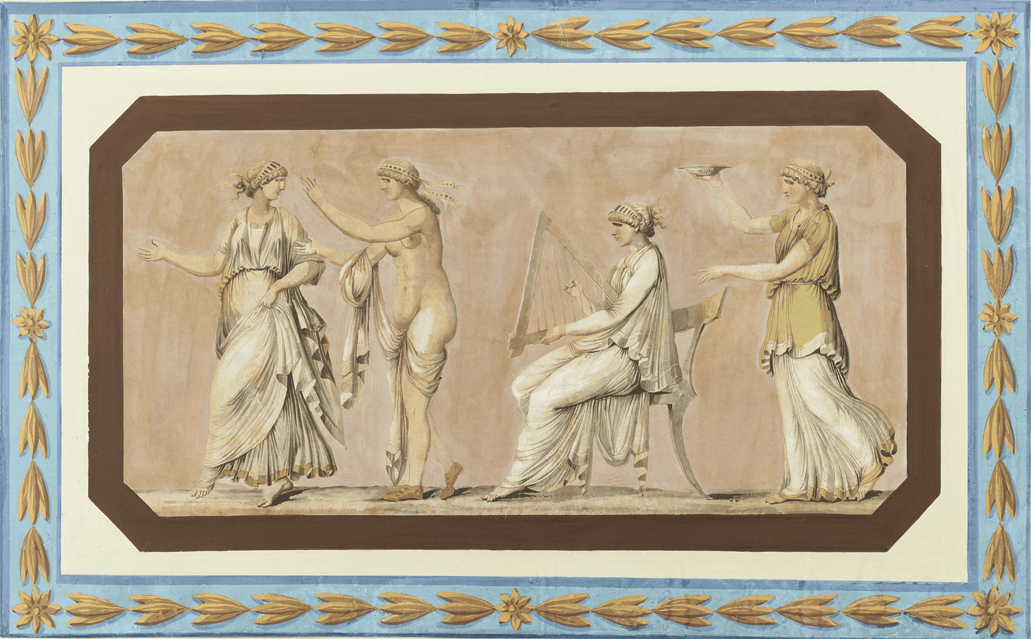 Italian Panel of Eurydice with Naiads