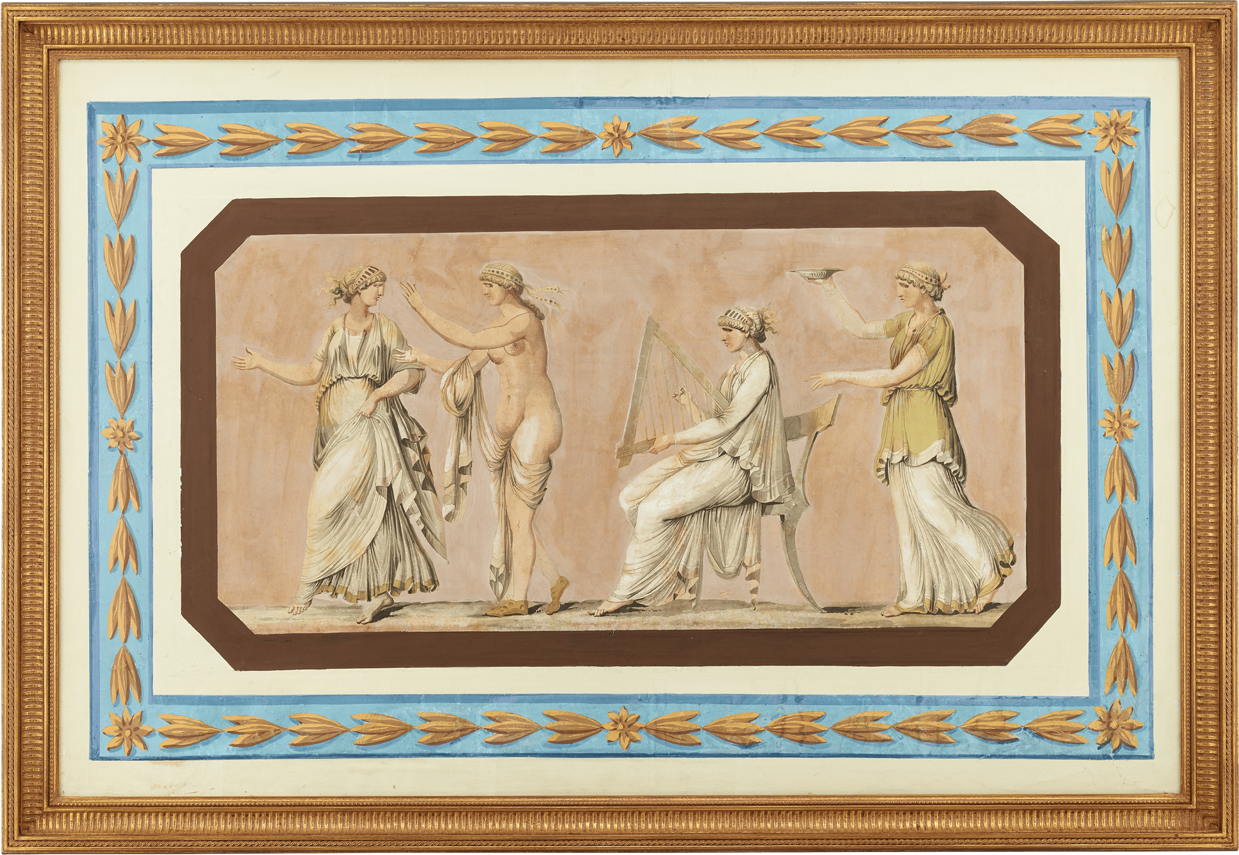 Italian Panel of Eurydice with Naiads