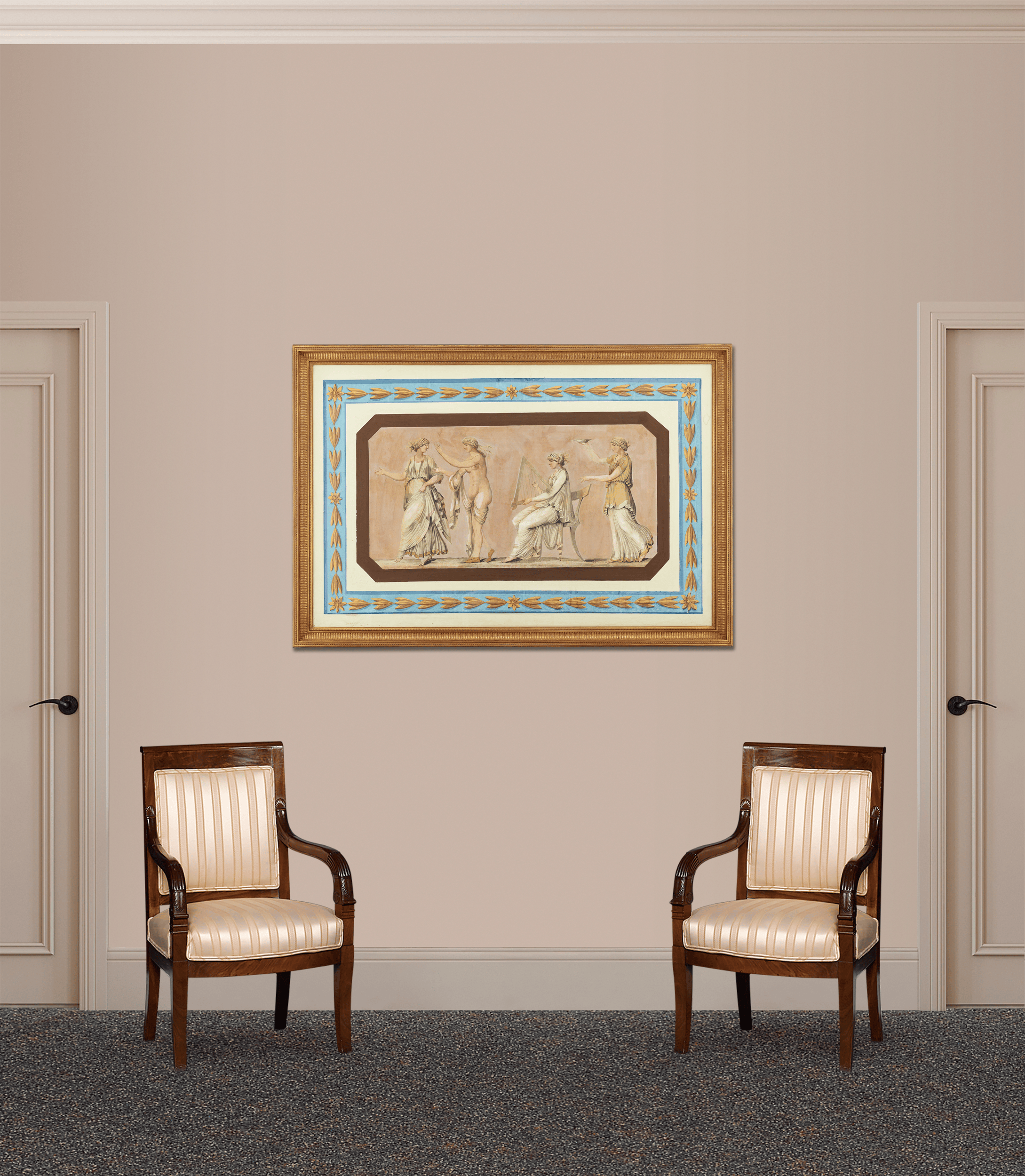 Italian Panel of Eurydice with Naiads