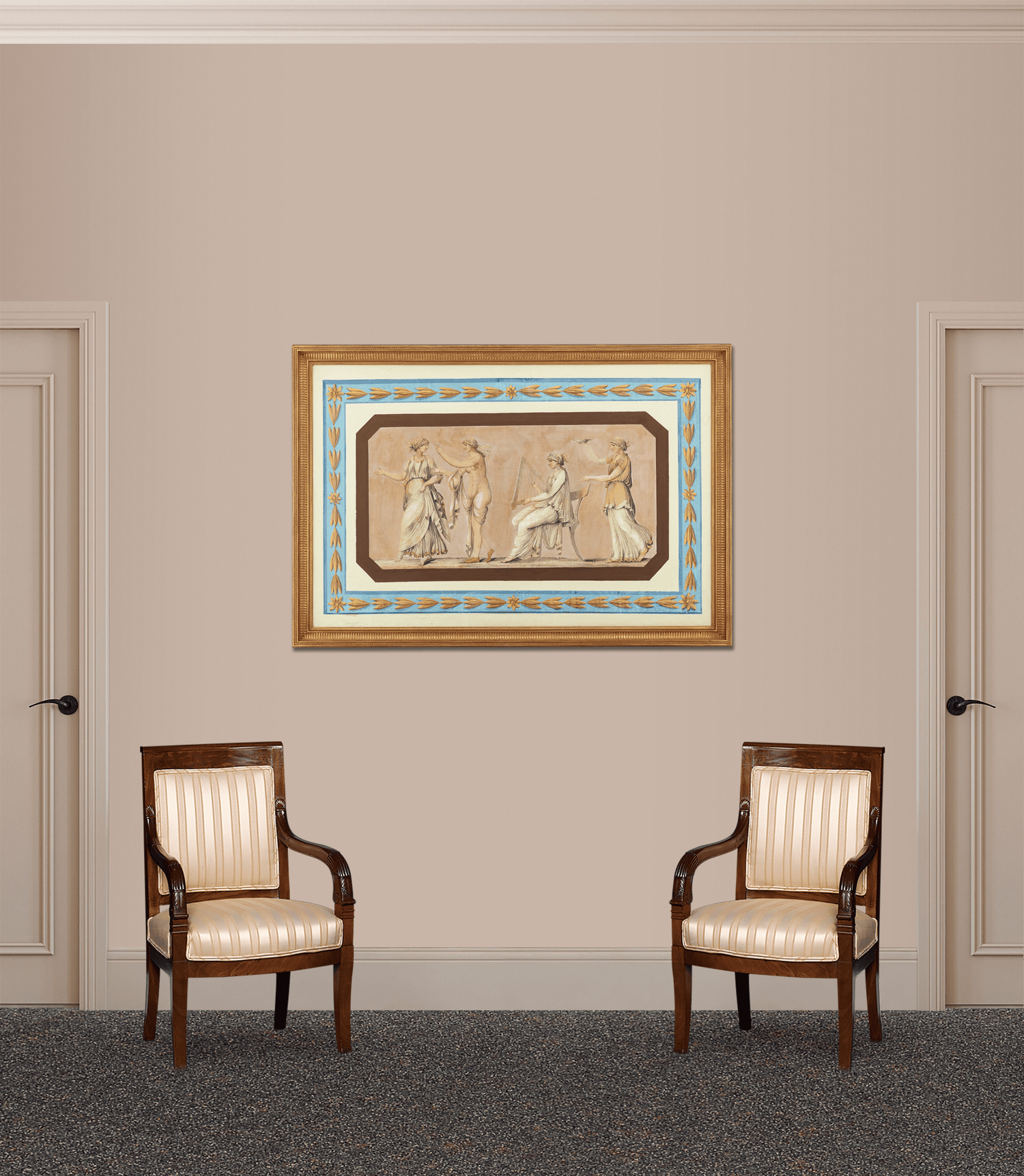 Italian Panel of Eurydice with Naiads