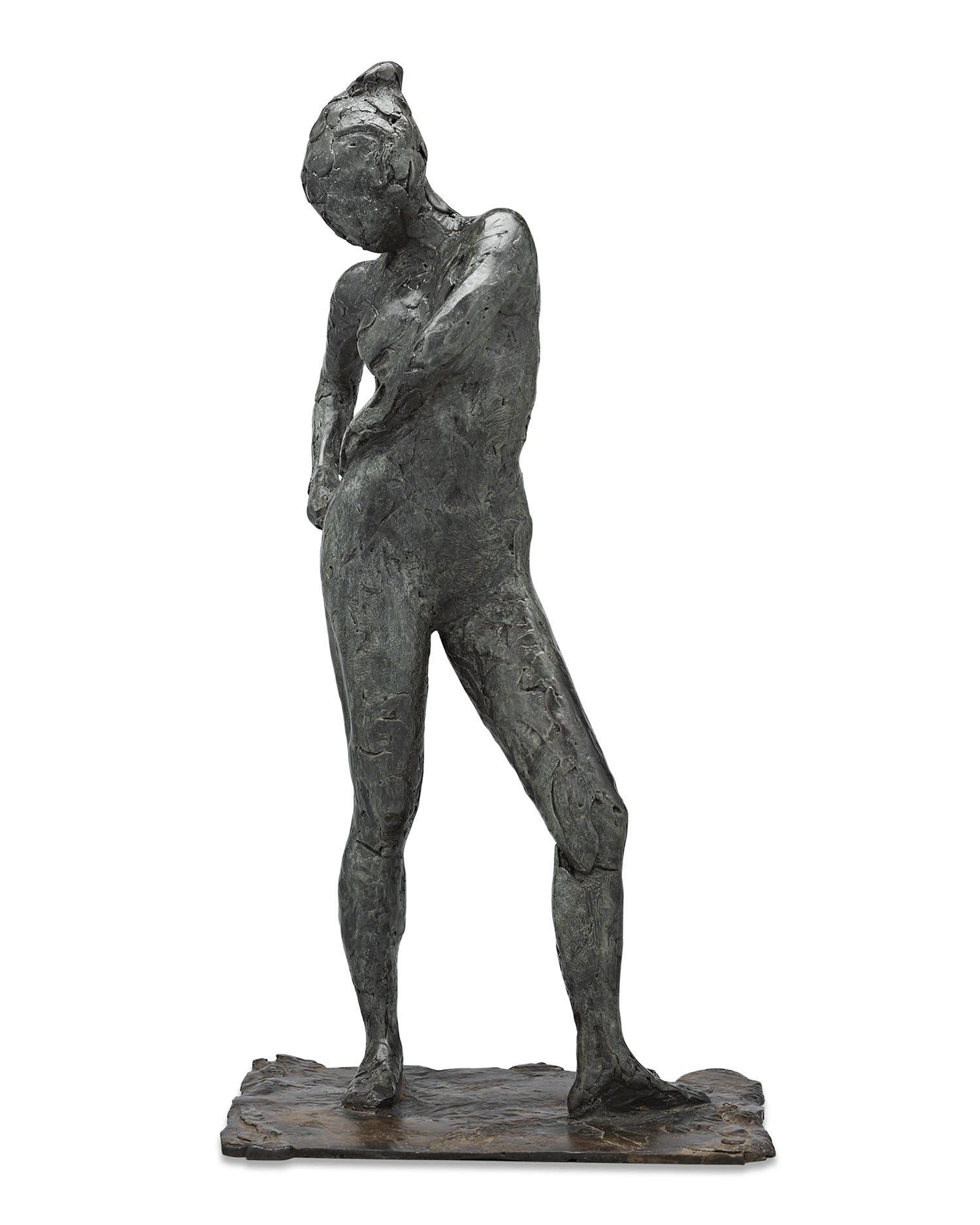 Dancer Fastening the String of Her Tights by Edgar Degas