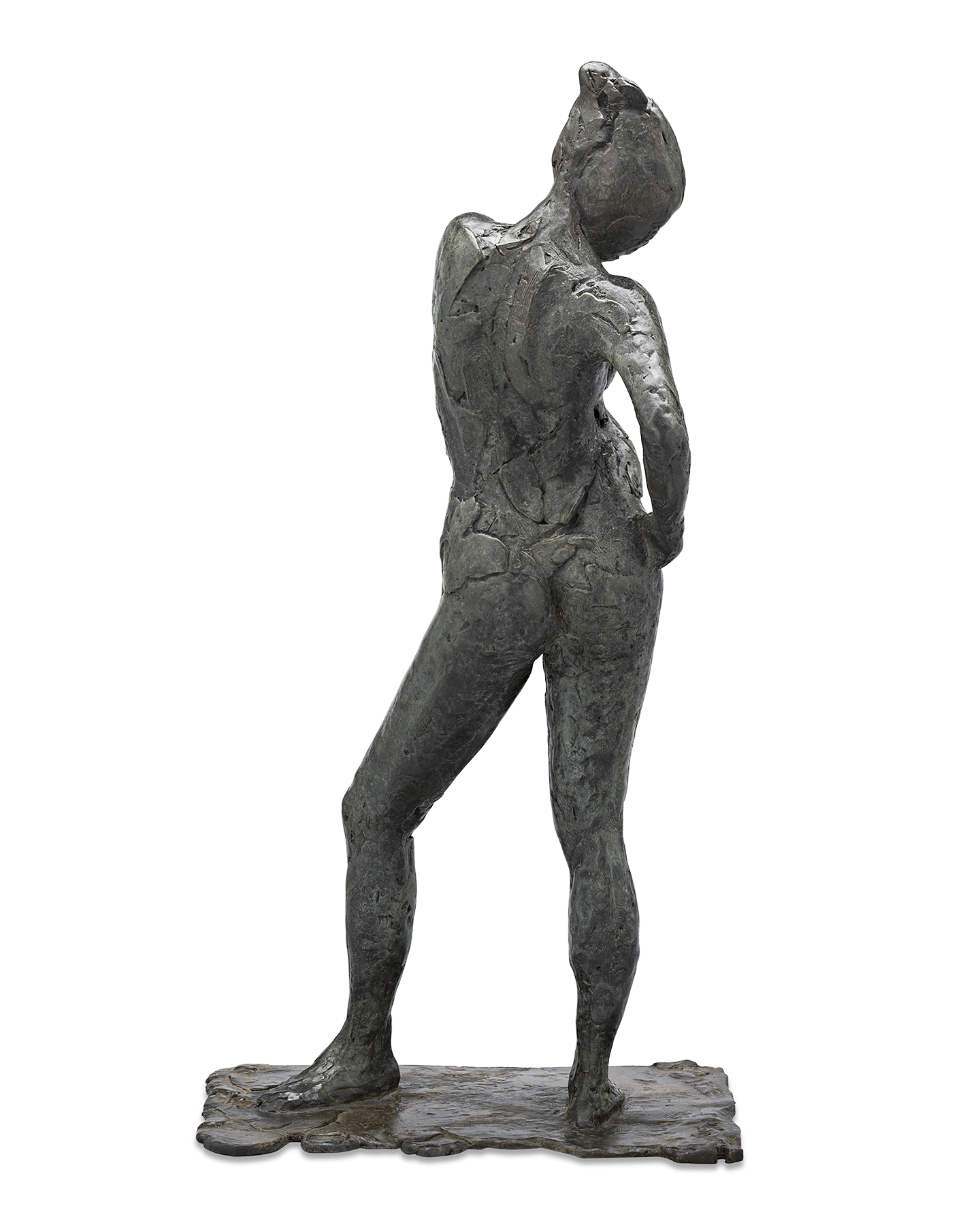 Dancer Fastening the String of Her Tights by Edgar Degas