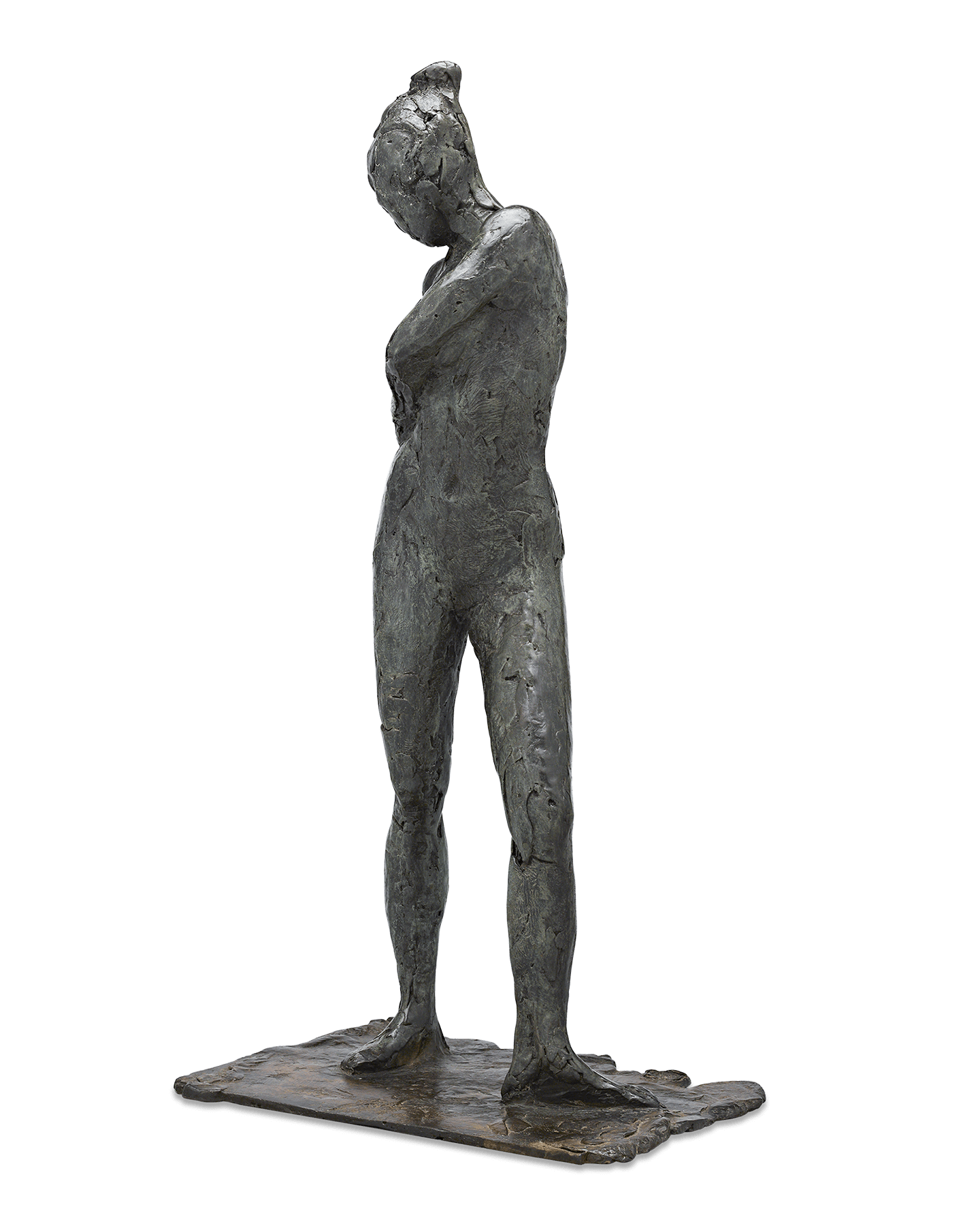 Dancer Fastening the String of Her Tights by Edgar Degas