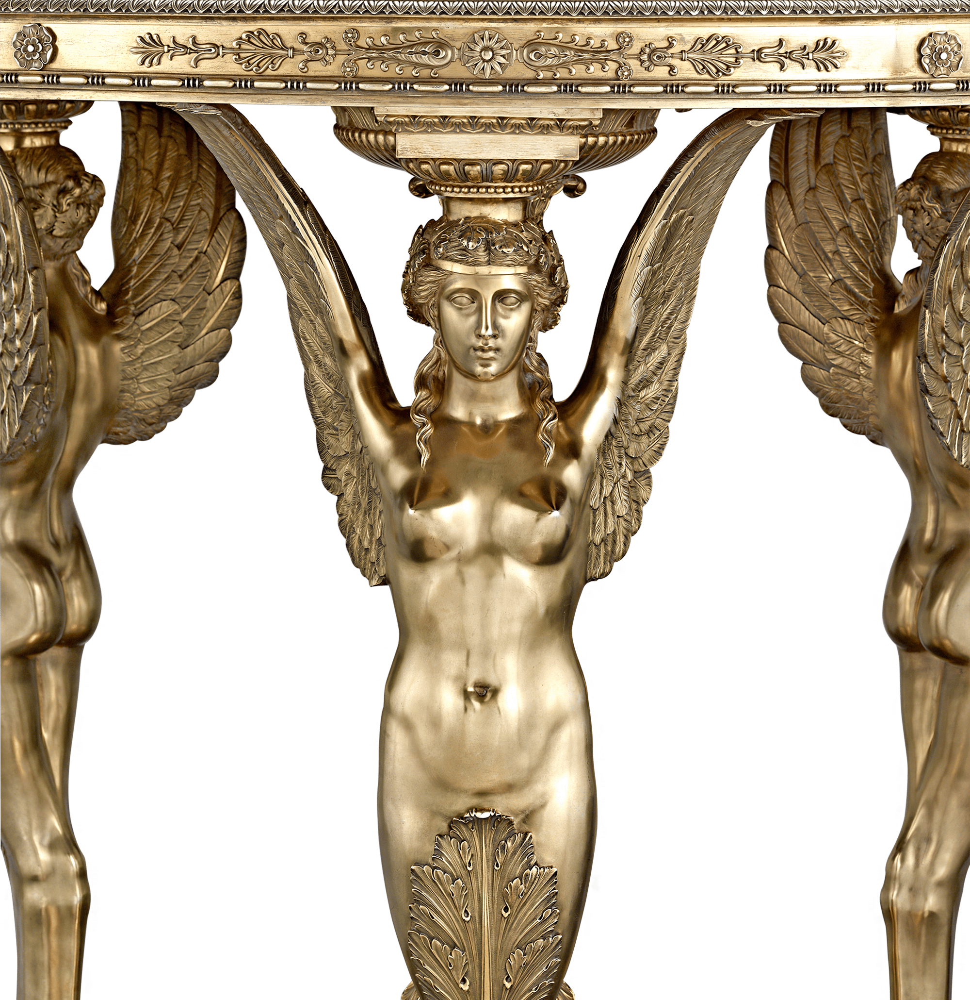 Silver-Gilt Exhibition Tea Table by Maison Aucoc