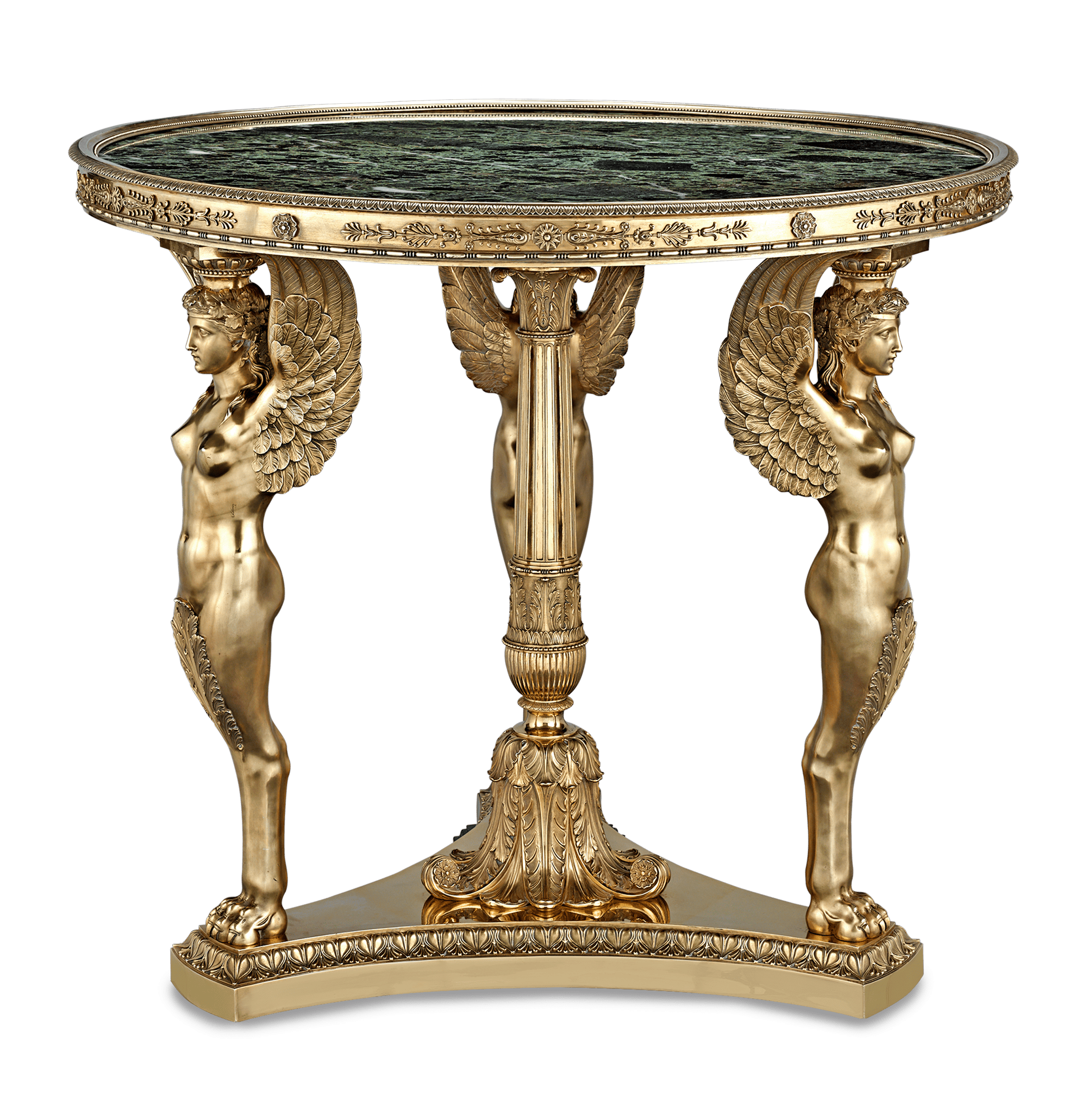 Silver-Gilt Exhibition Tea Table by Maison Aucoc