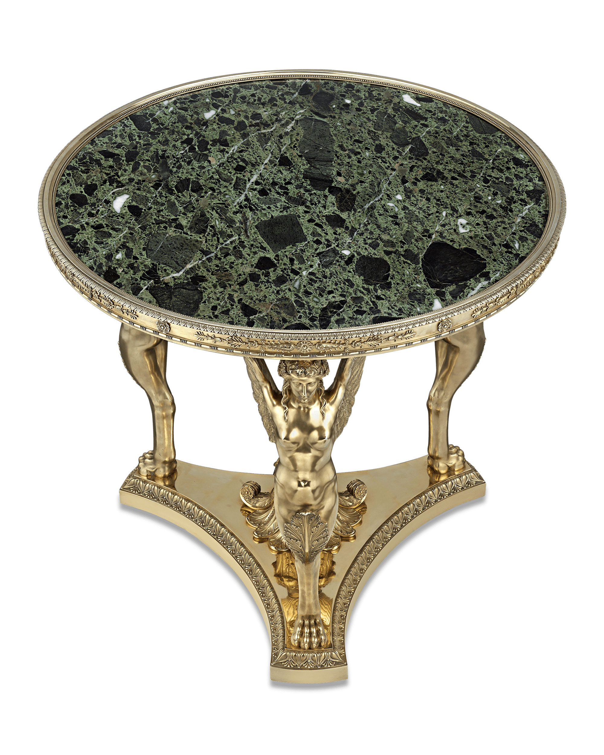 Silver-Gilt Exhibition Tea Table by Maison Aucoc