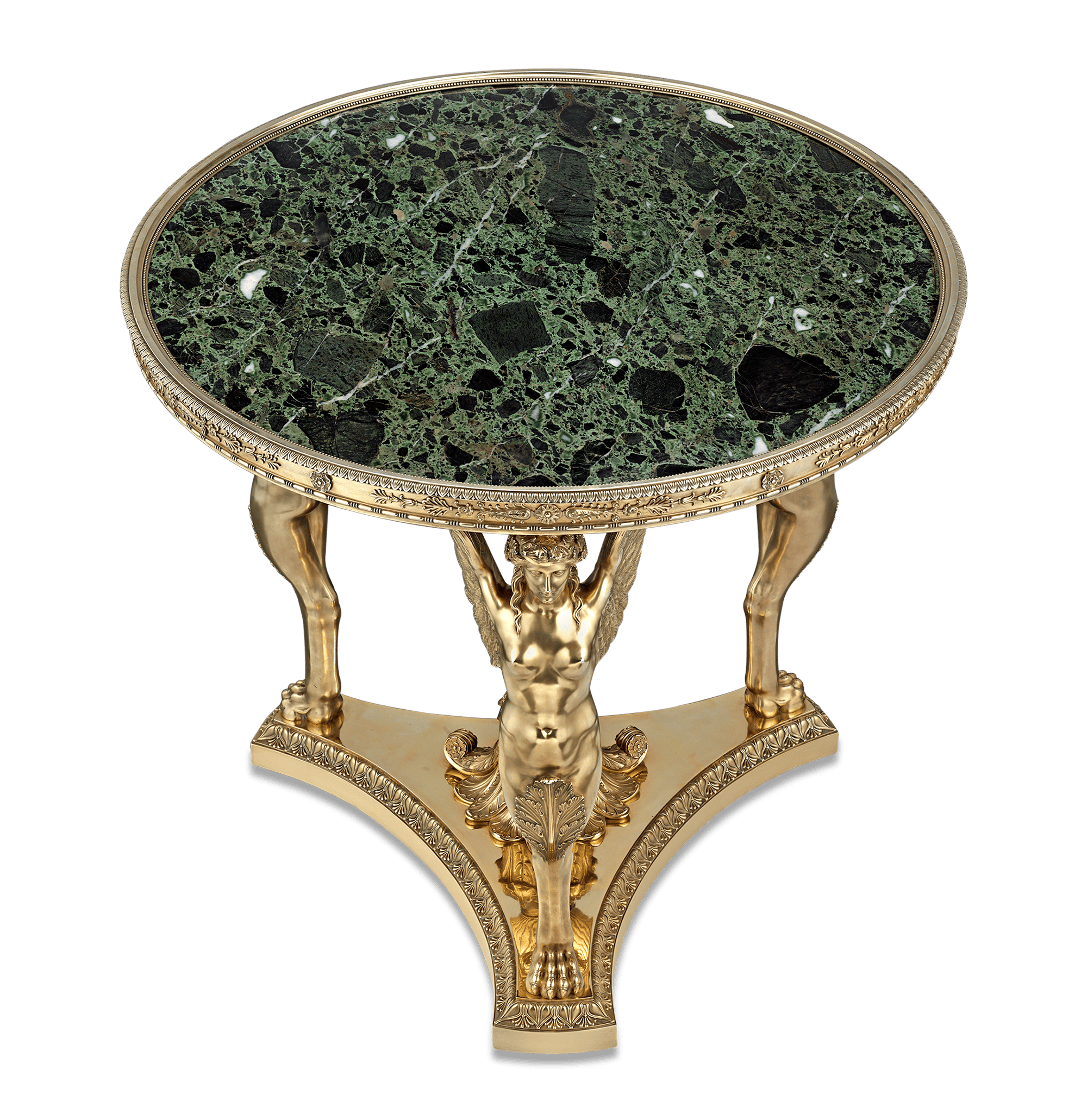 Silver-Gilt Exhibition Tea Table by Maison Aucoc