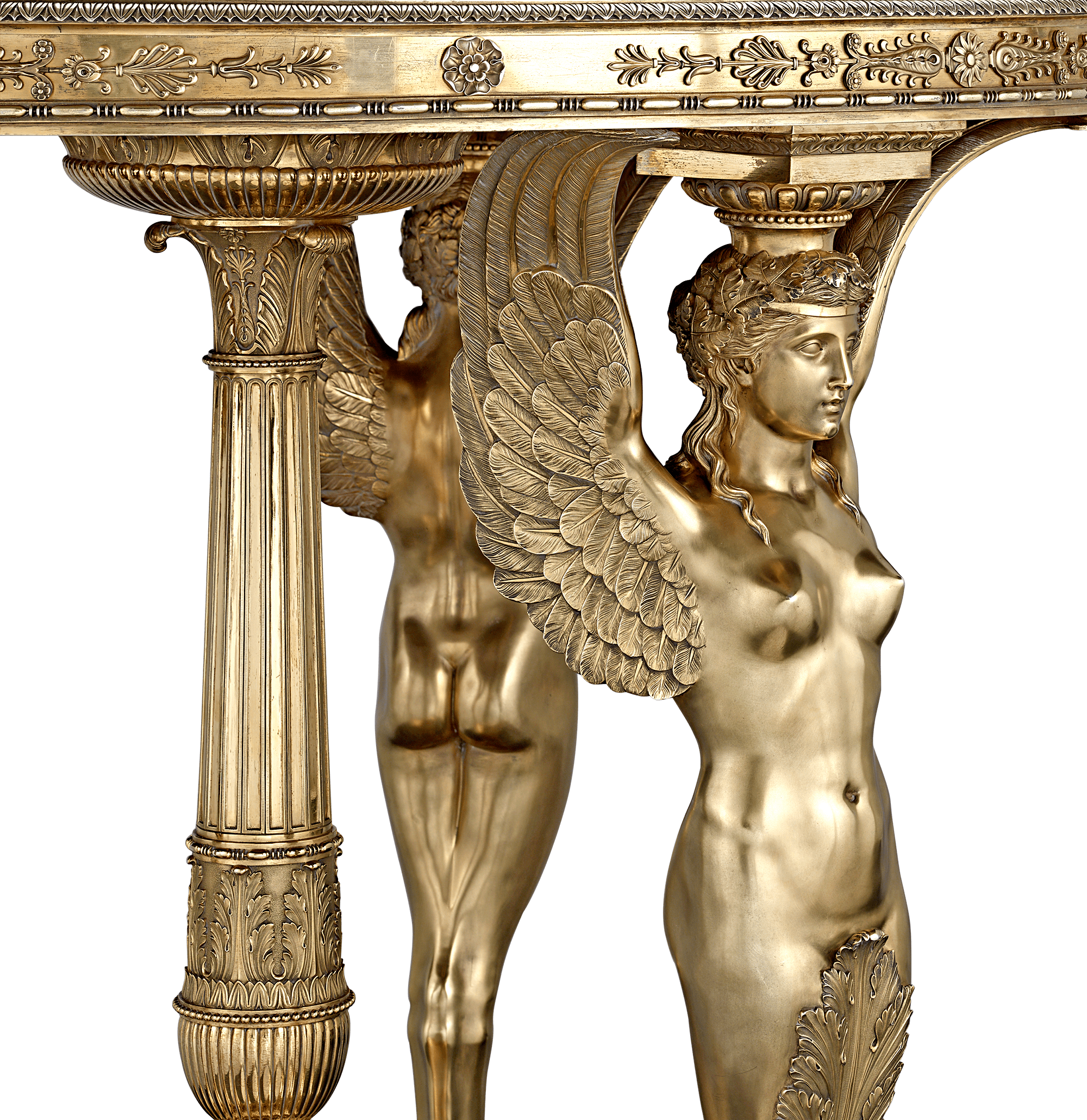 Silver-Gilt Exhibition Tea Table by Maison Aucoc