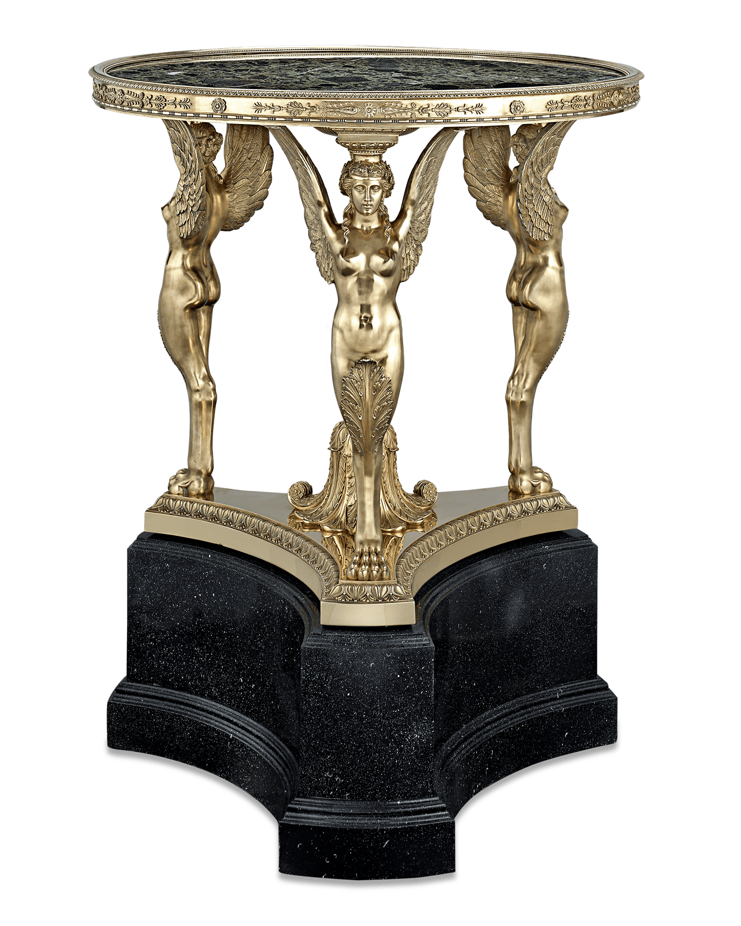 Silver-Gilt Exhibition Tea Table by Maison Aucoc