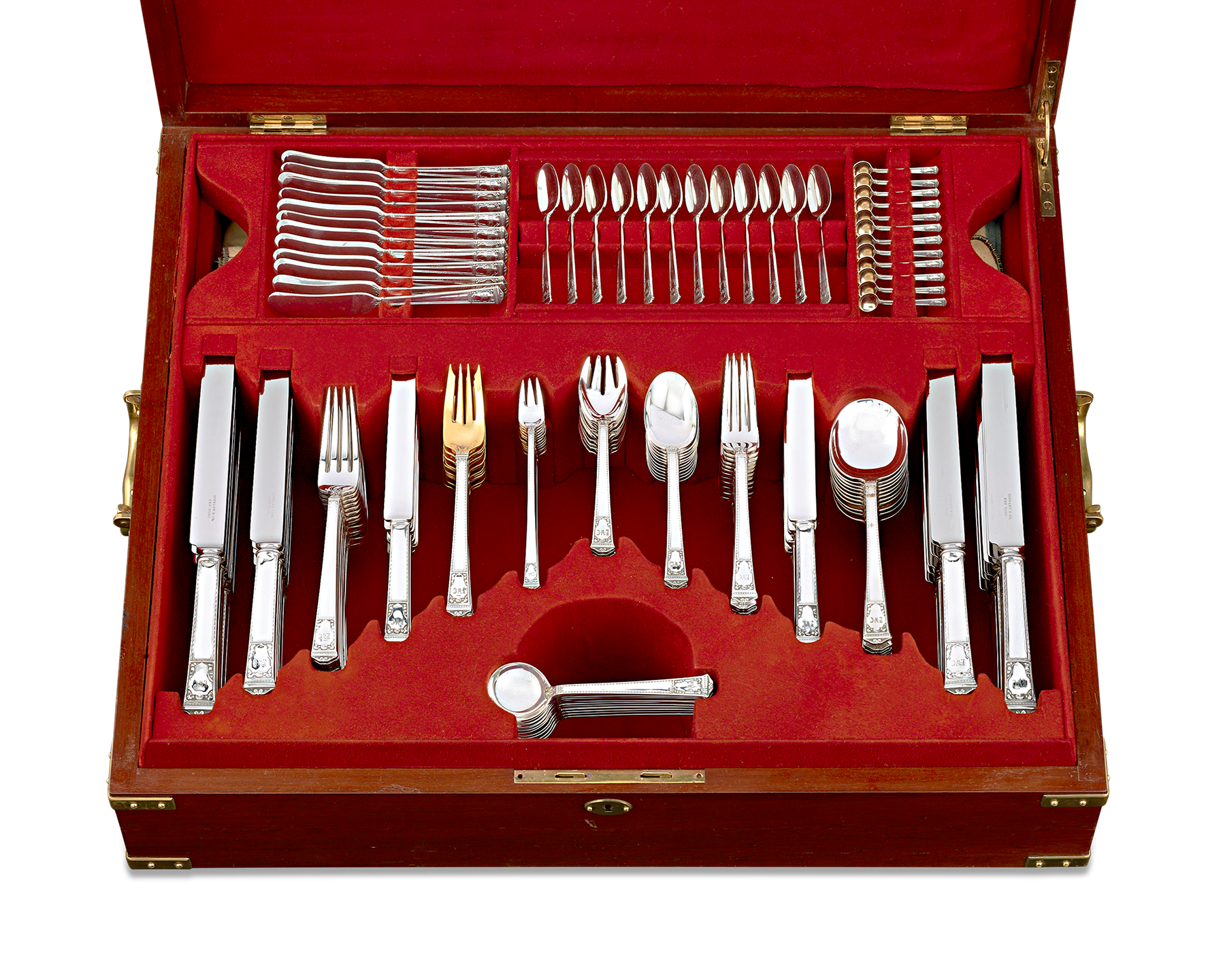 Tiffany & Co. San Lorenzo Silver Flatware Service, 248 Pieces