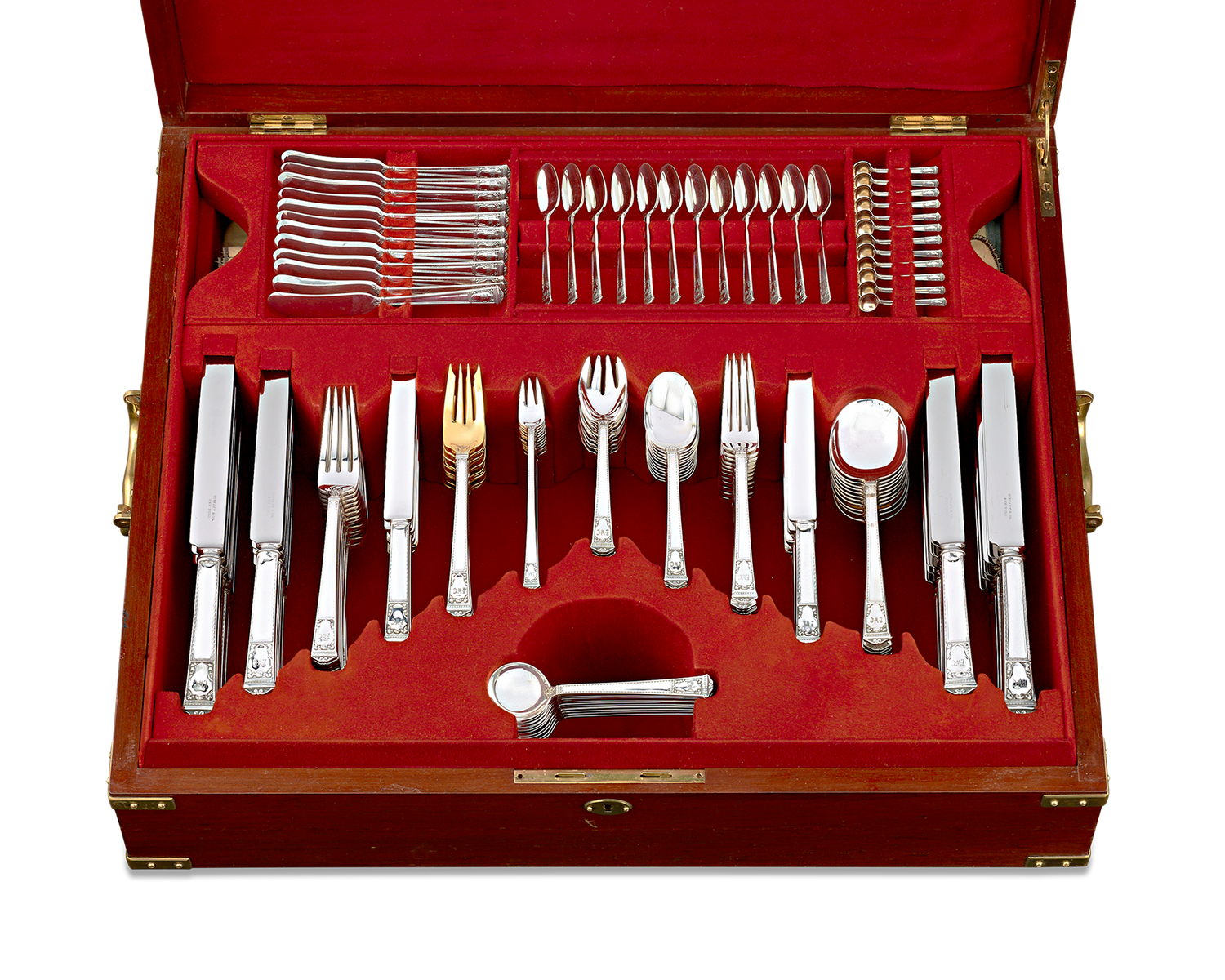 Tiffany & Co. San Lorenzo Silver Flatware Service, 248 Pieces