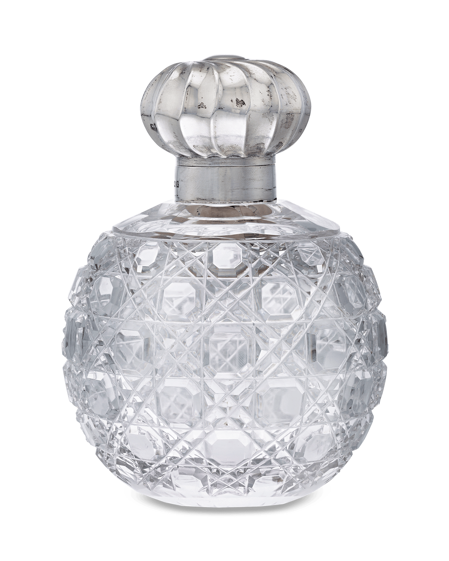 English Cut Glass Perfume Bottle