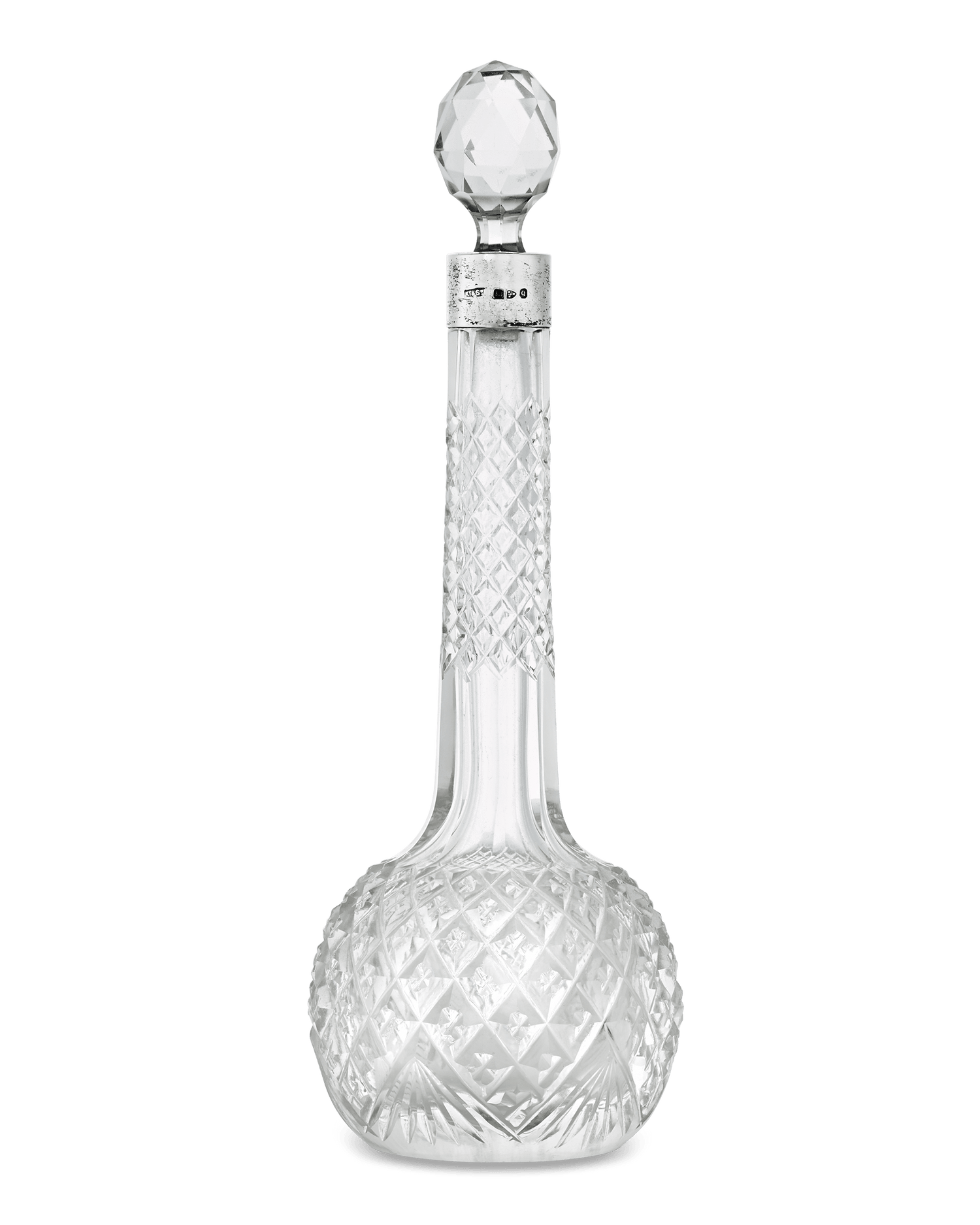 English Cut Glass Perfume Bottle