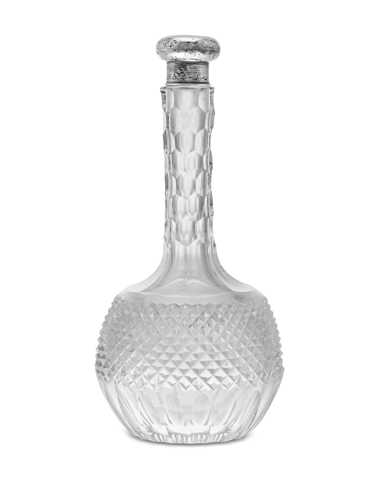 Cut Glass Perfume Bottle