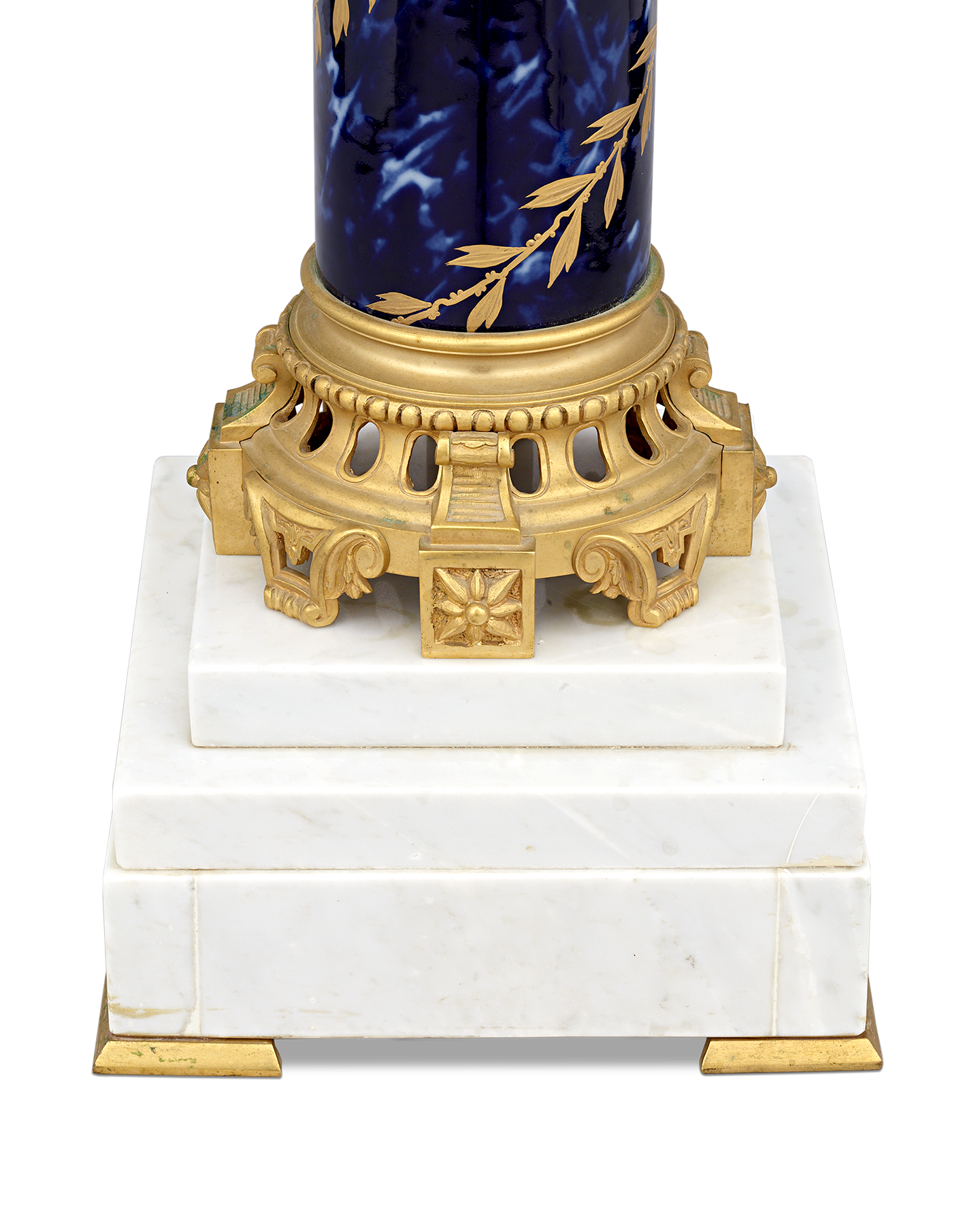 Sèvres-Style Porcelain Pedestal