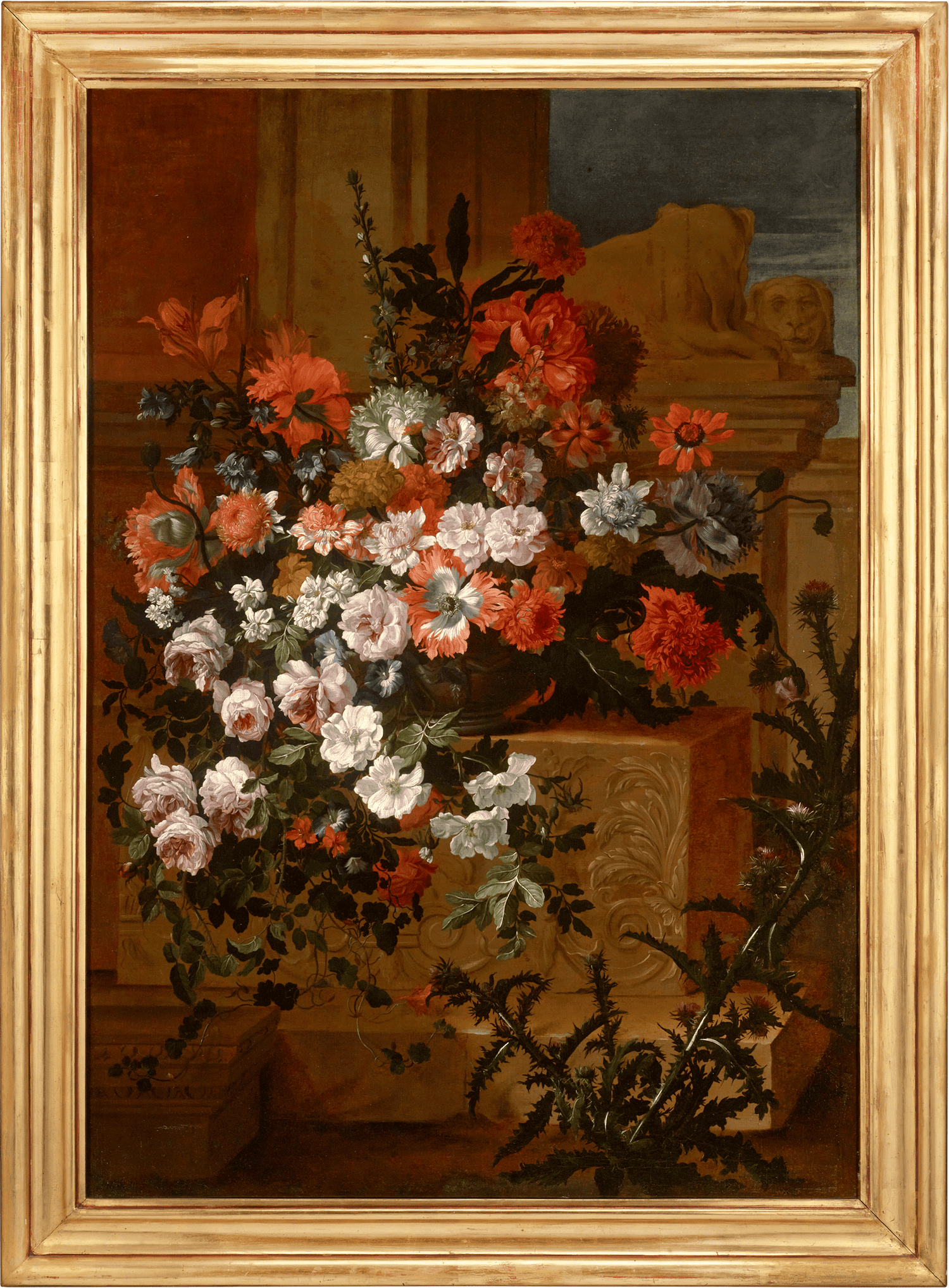 Still Life with Flowers by Jean-Baptiste Monnoyer