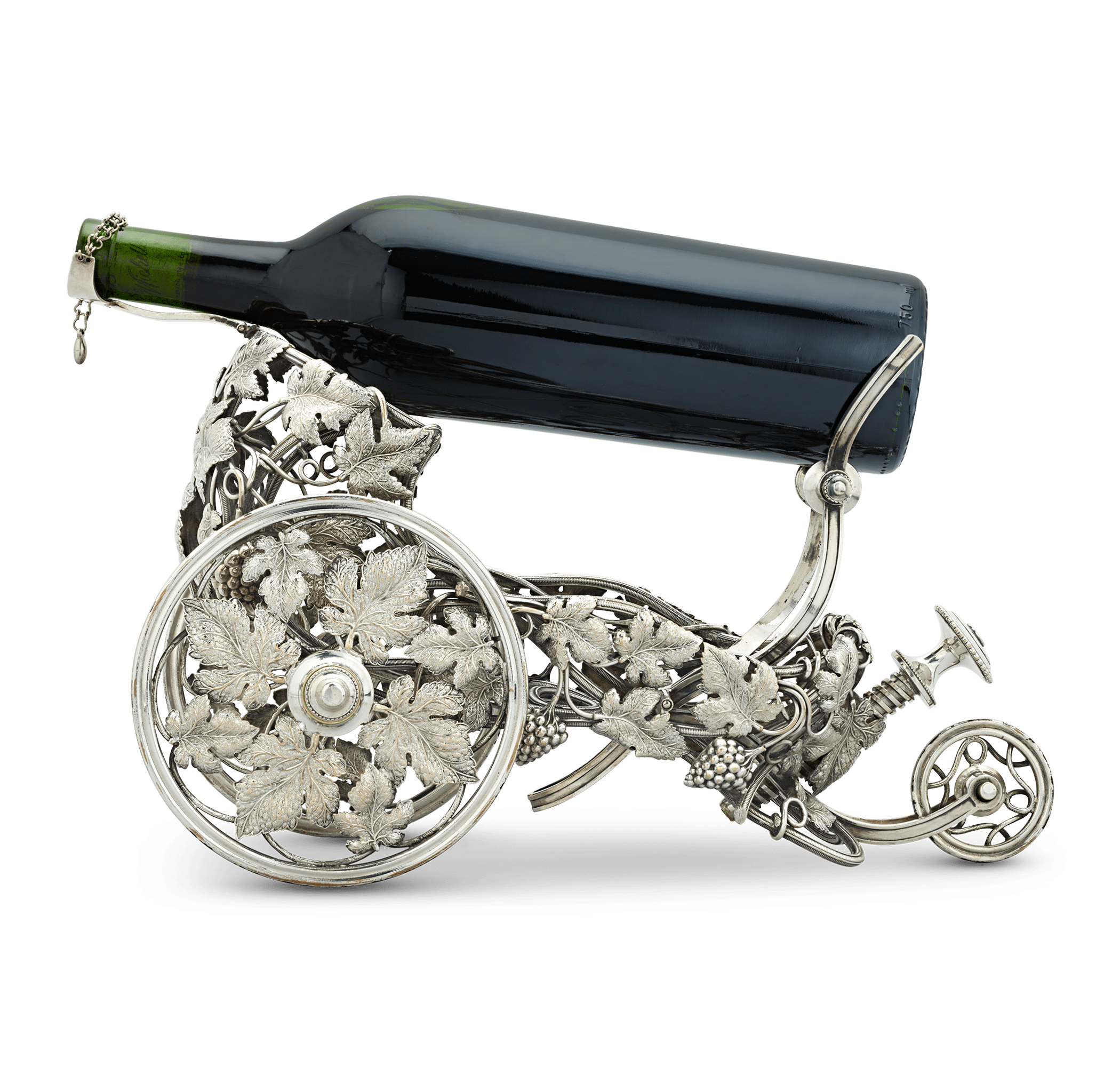 Christofle Silverplate Wine Trolley | M.S. Rau Christofle Silverplate Wine Trolley | M.S. Rau
