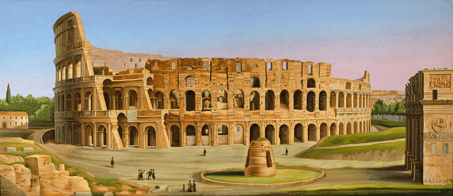 The Colosseum Micromosaic by Luigi Gallandt