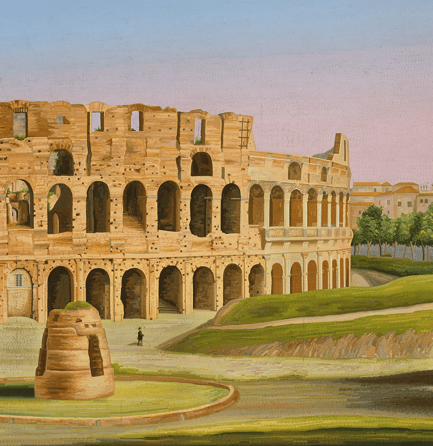 The Colosseum Micromosaic by Luigi Gallandt