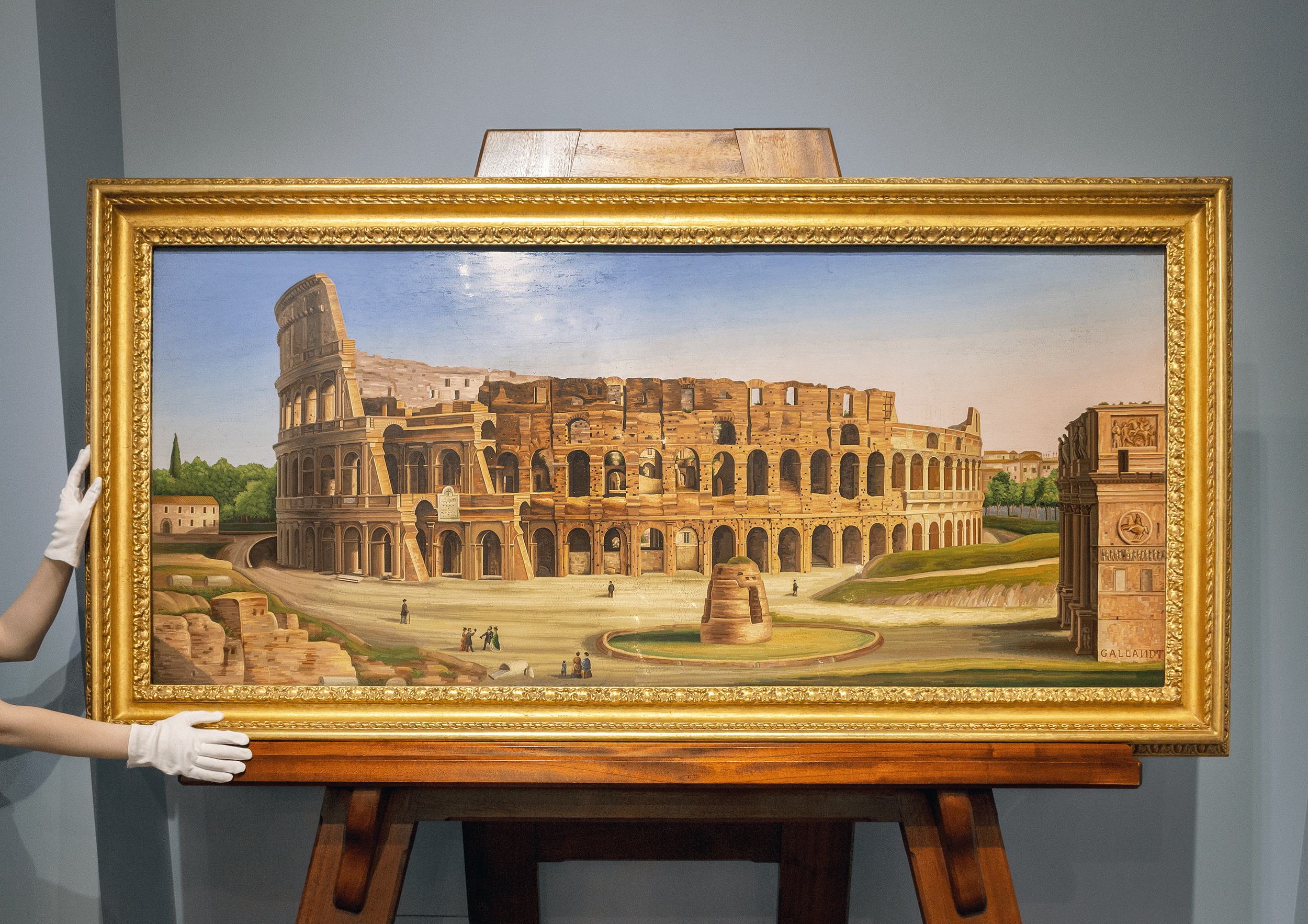 The Colosseum Micromosaic by Luigi Gallandt