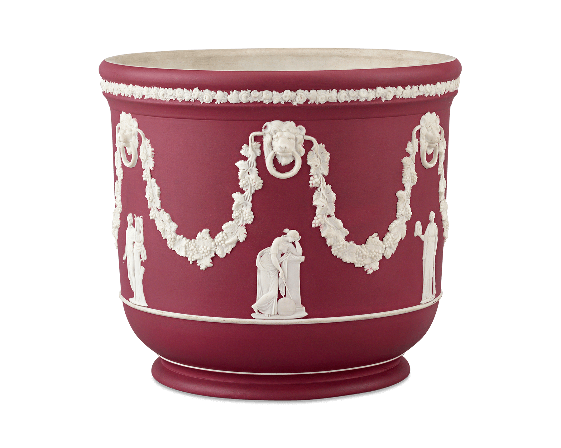 Wedgwood Crimson Jasper Jardinière