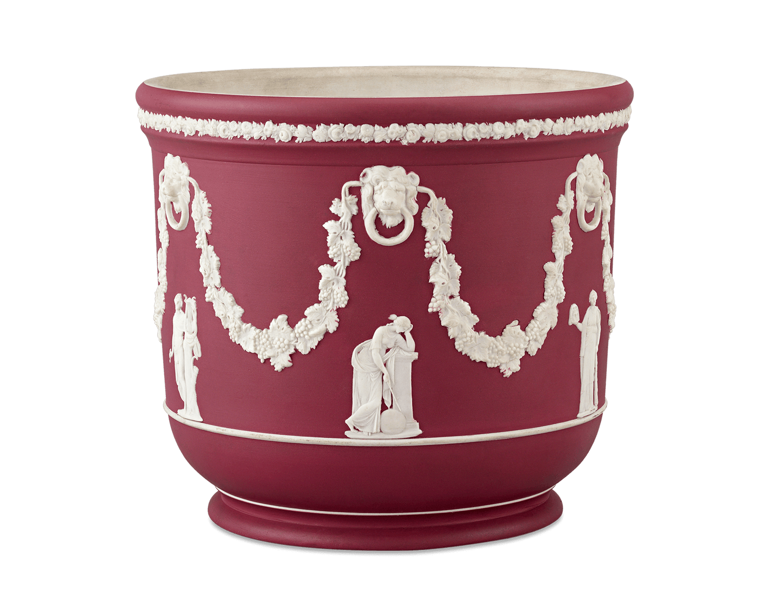 Wedgwood Crimson Jasper Jardinière