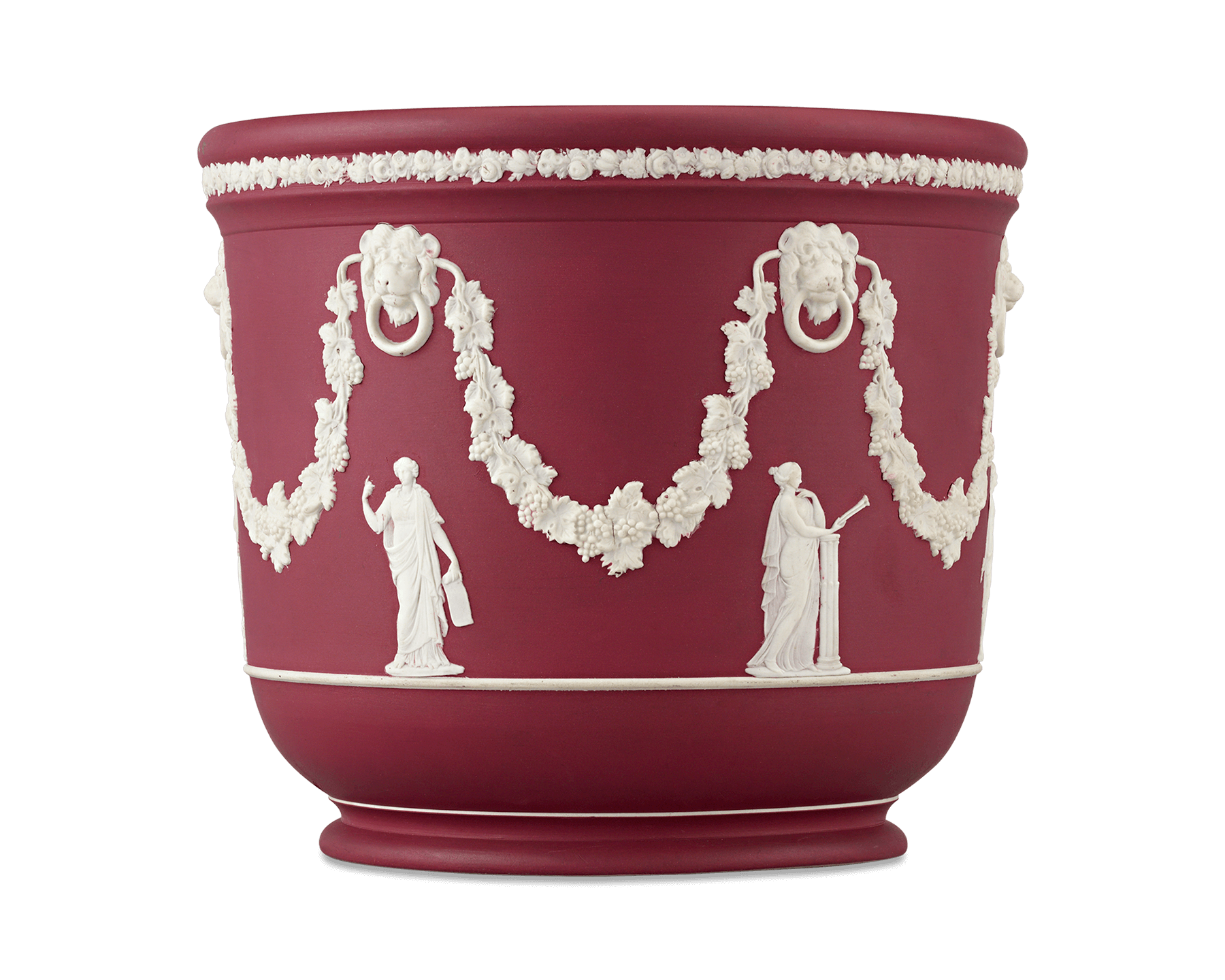 Wedgwood Crimson Jasper Jardinière