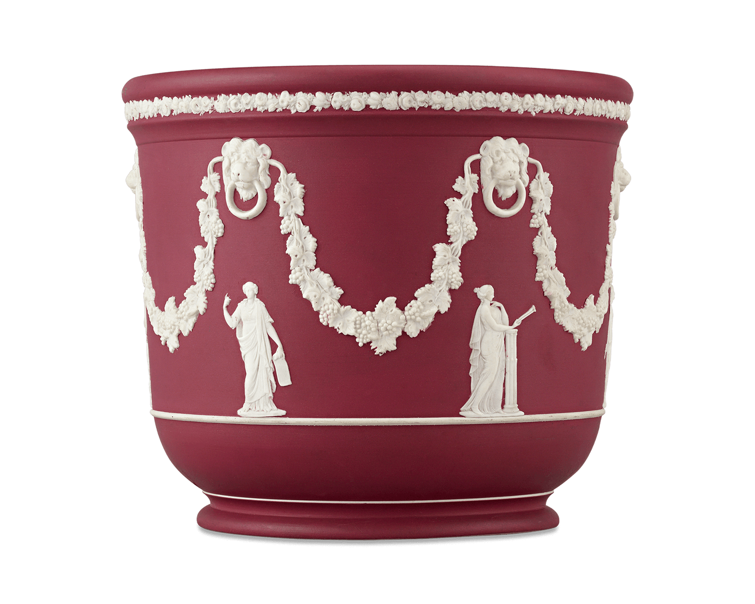 Wedgwood Crimson Jasper Jardinière