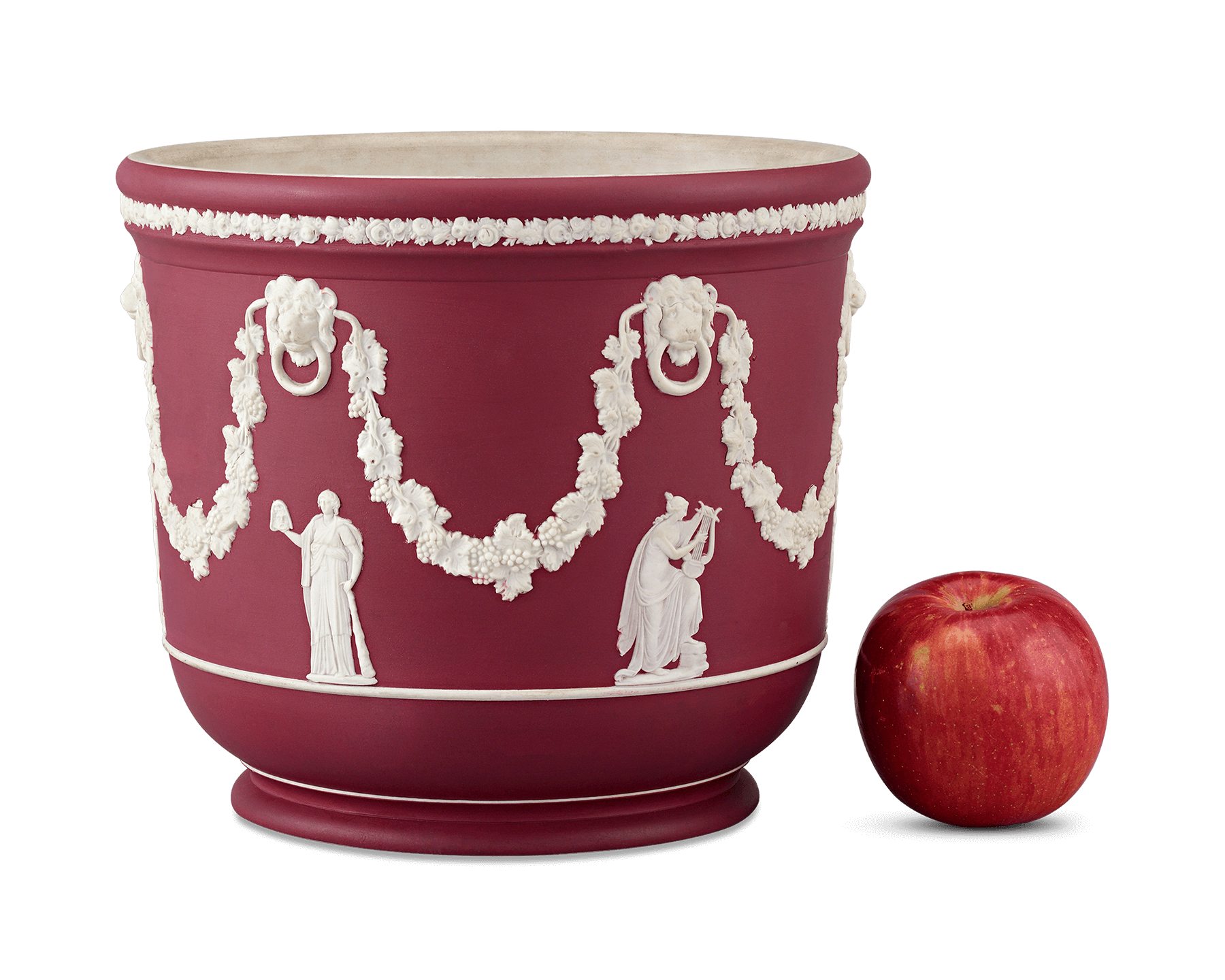 Wedgwood Crimson Jasper Jardinière