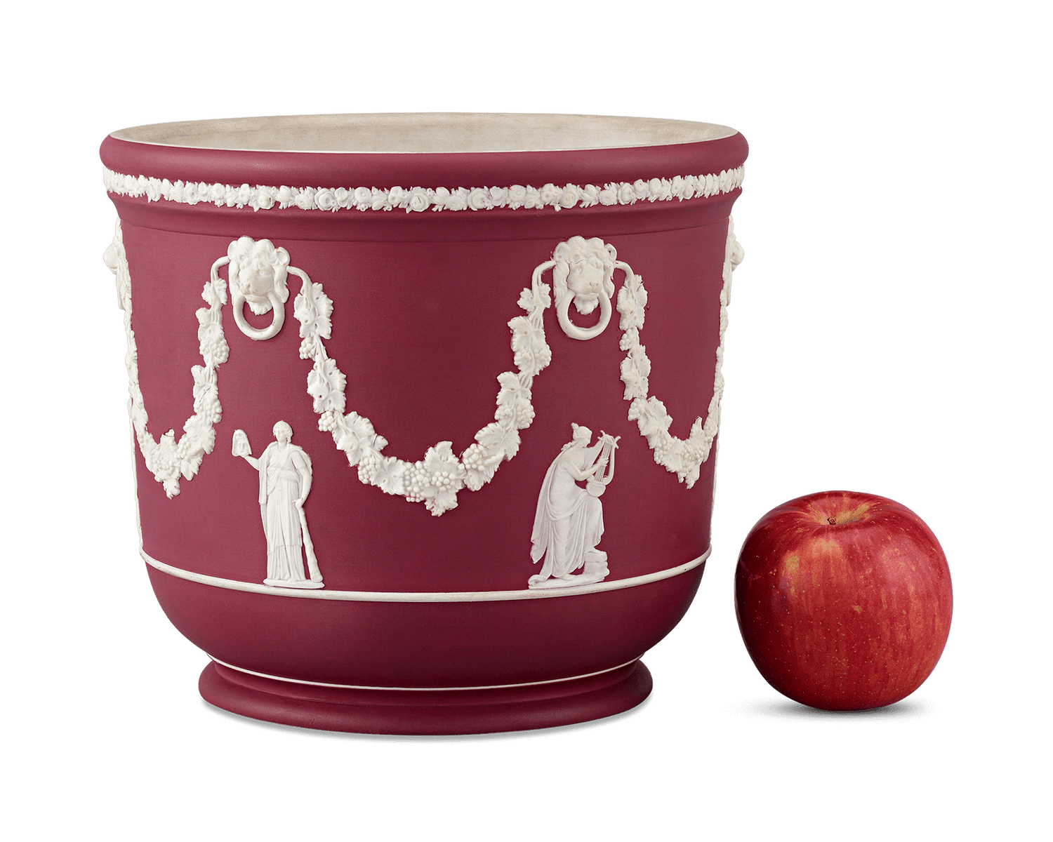 Wedgwood Crimson Jasper Jardinière