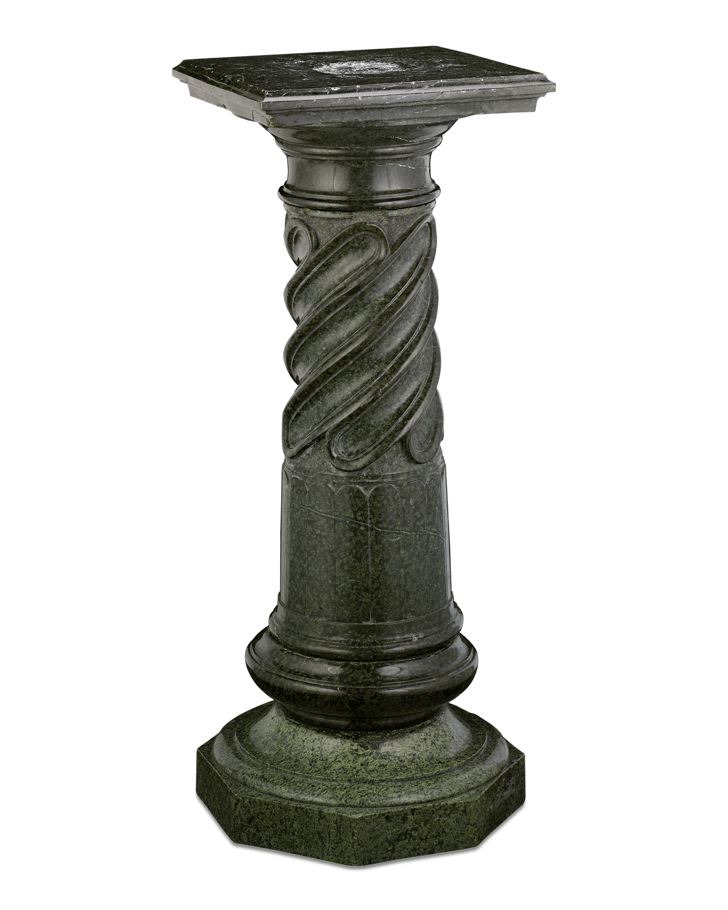 Serpentine Marble Column