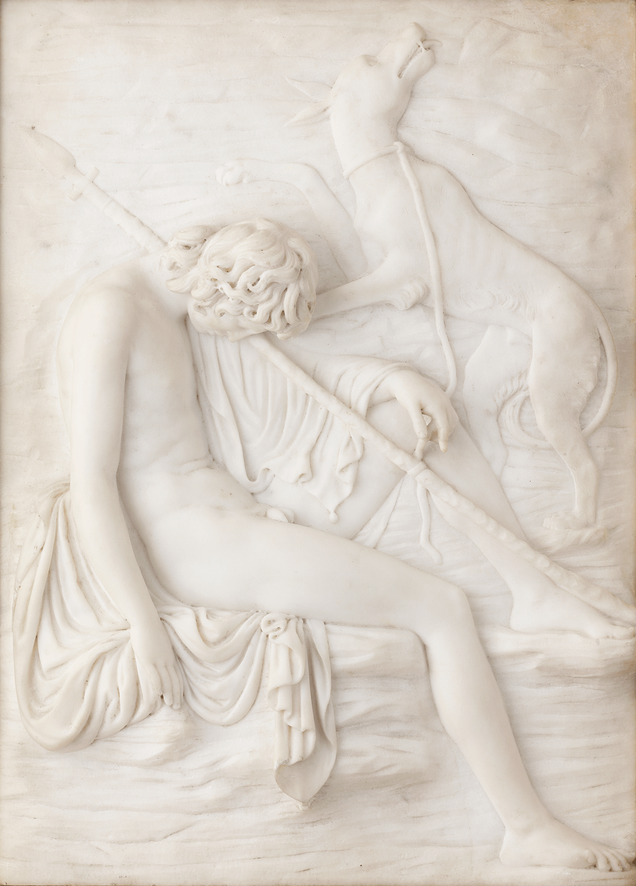 Italian Mythological Marble Plaques