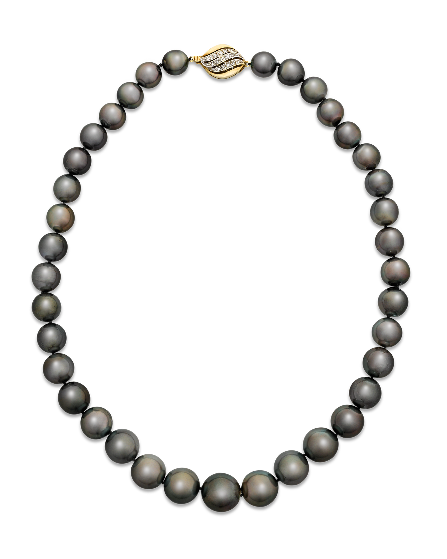 Black Tahitian Pearl Necklace