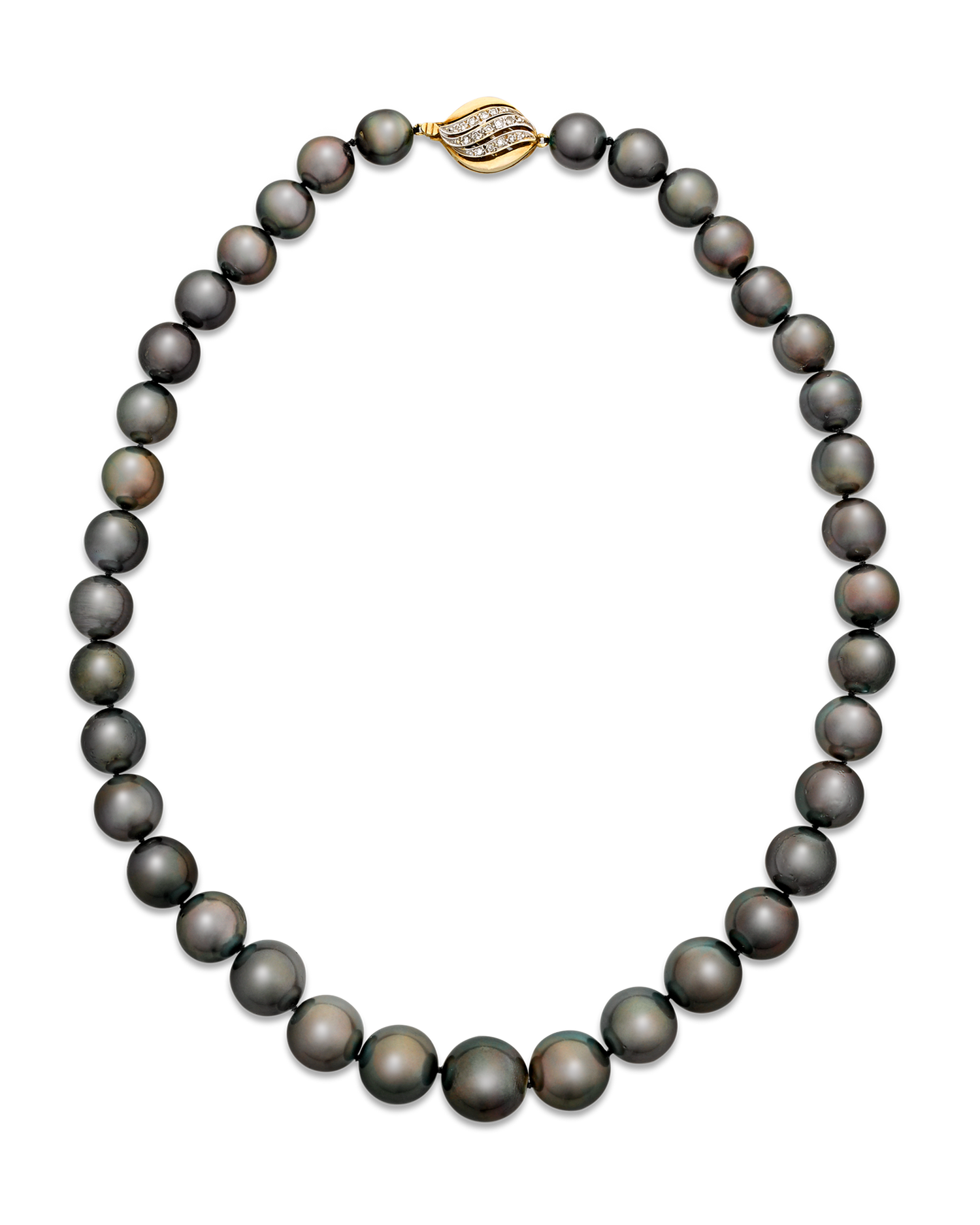 Black Tahitian Pearl Necklace