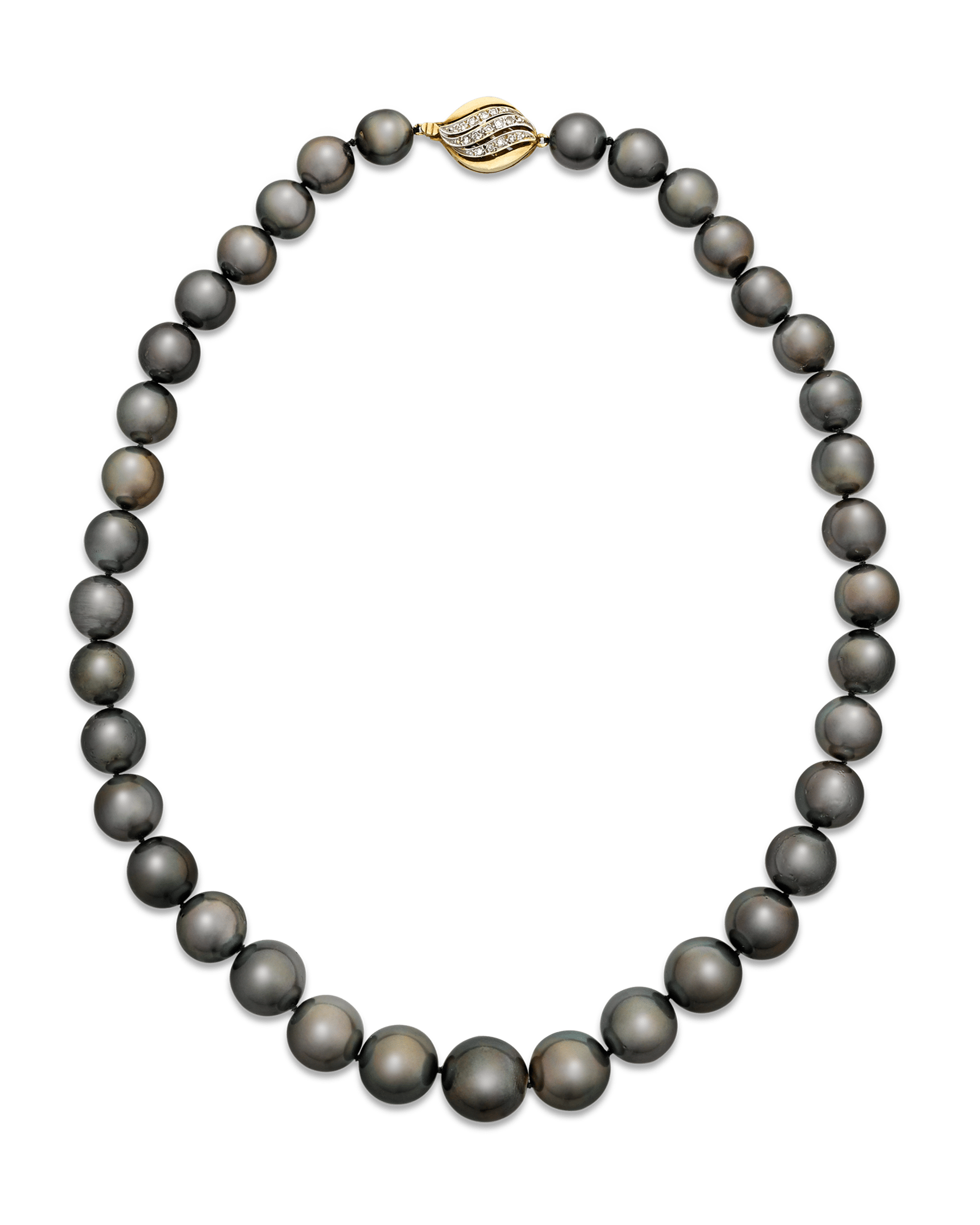 Black Tahitian Pearl Necklace