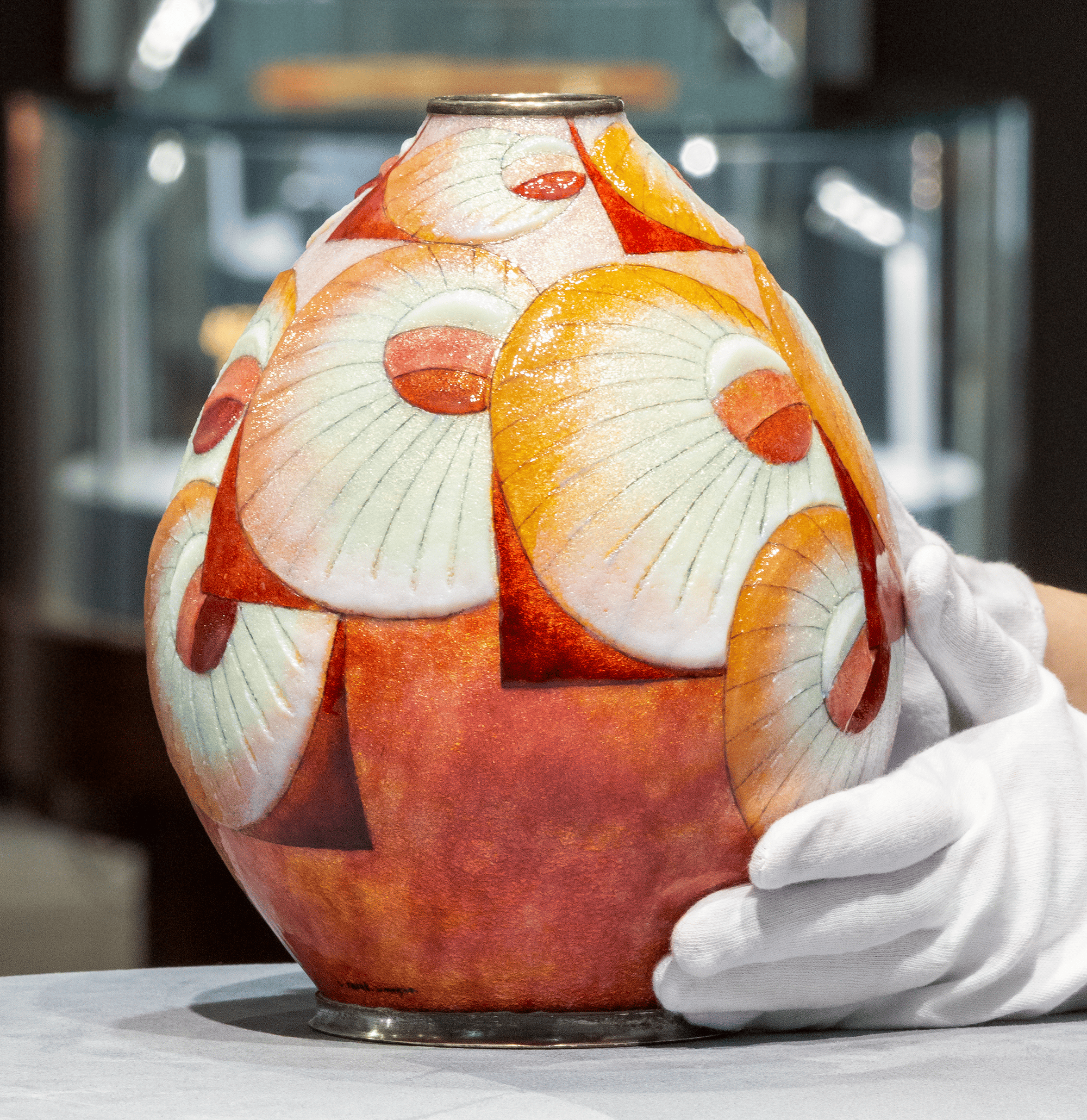 Sunburst Vase by Camille Fauré