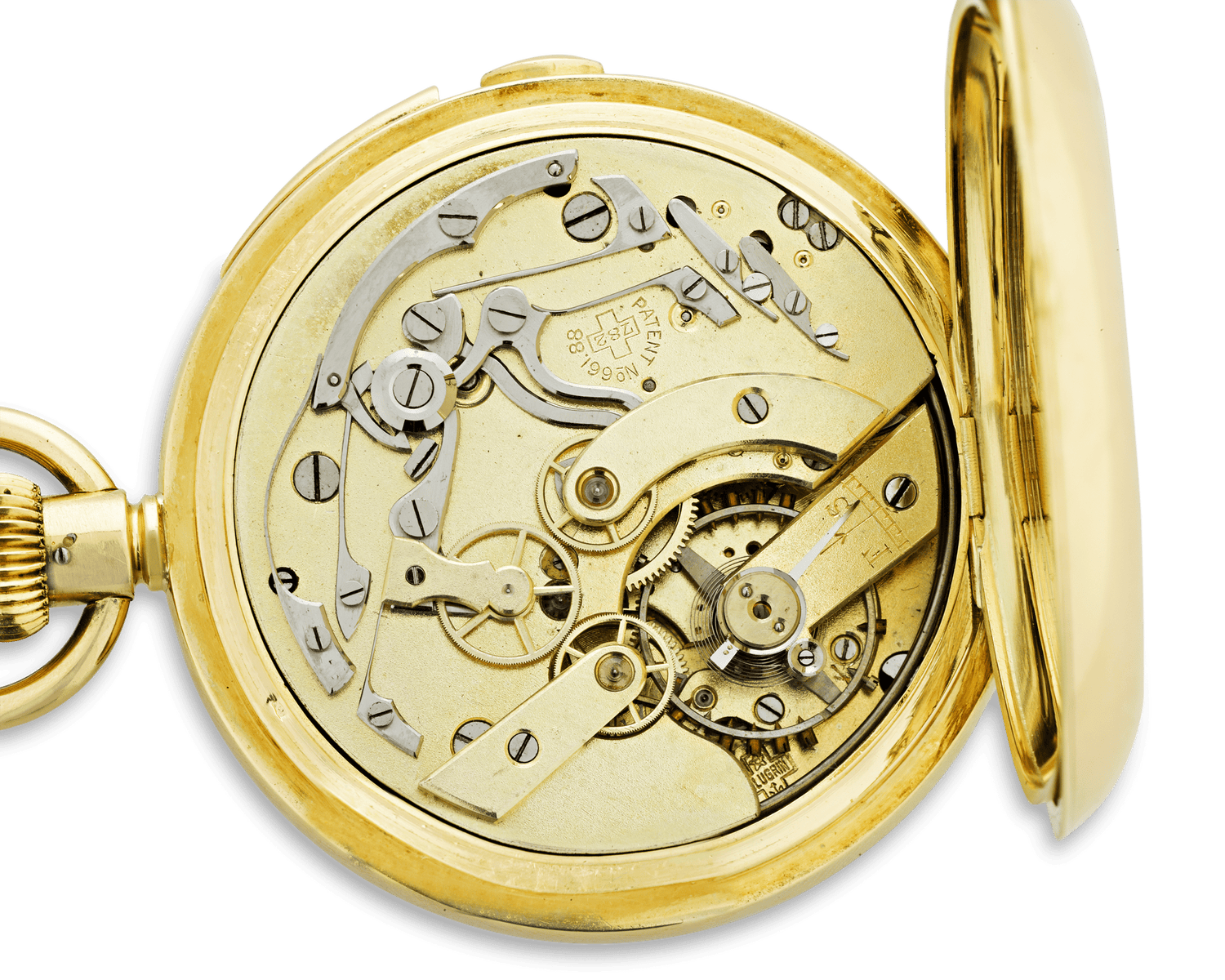 Minute Repeating Chronograph Pocket Watch by A. Lugrin