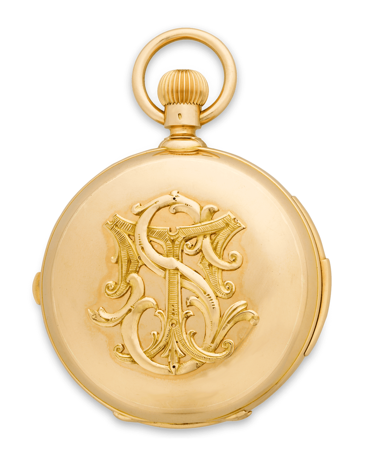 Perpetual Calendar Chronograph Pocket Watch by Redard & Co.