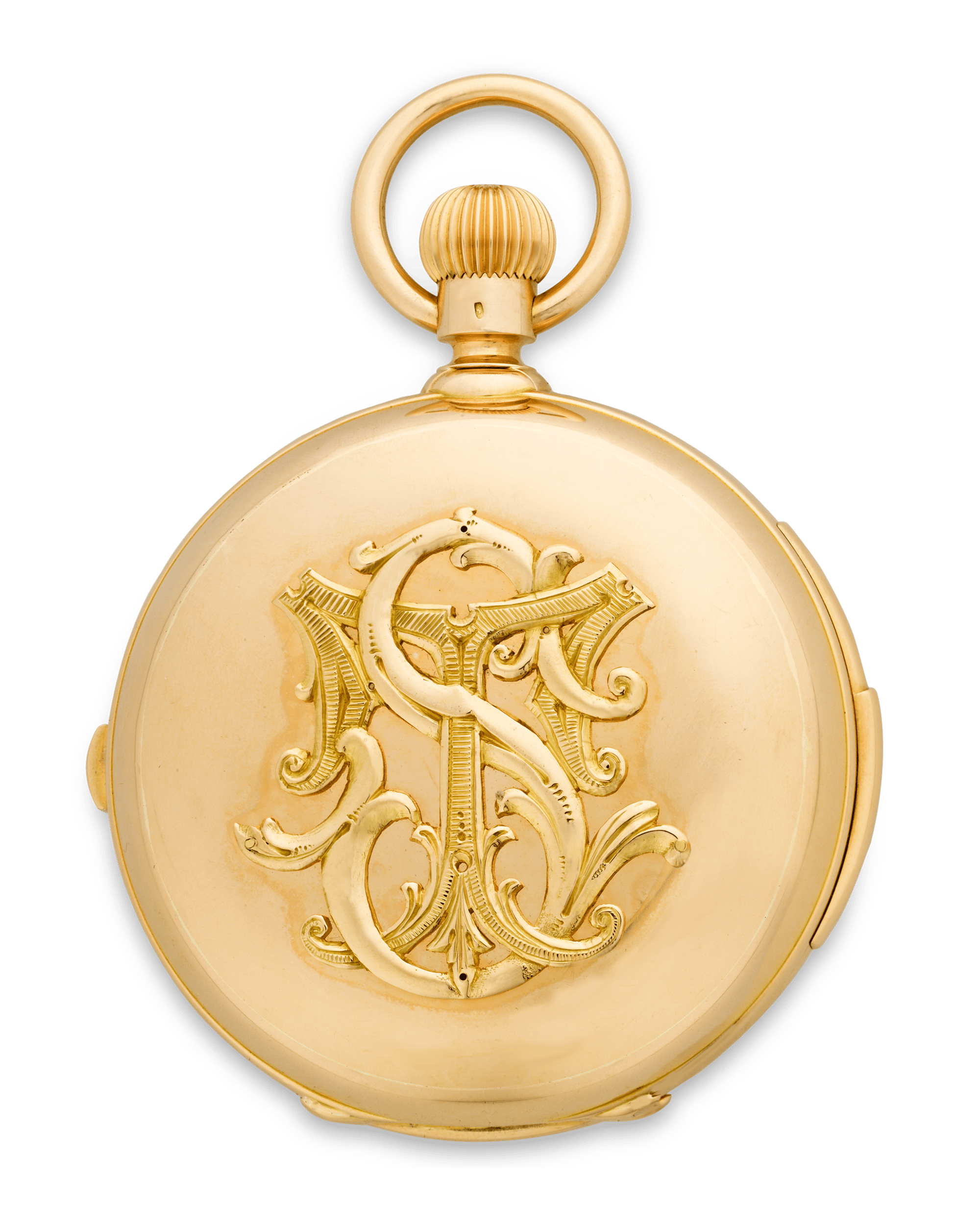 Perpetual Calendar Chronograph Pocket Watch by Redard & Co.