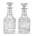 Pair of Cut Glass Decanters