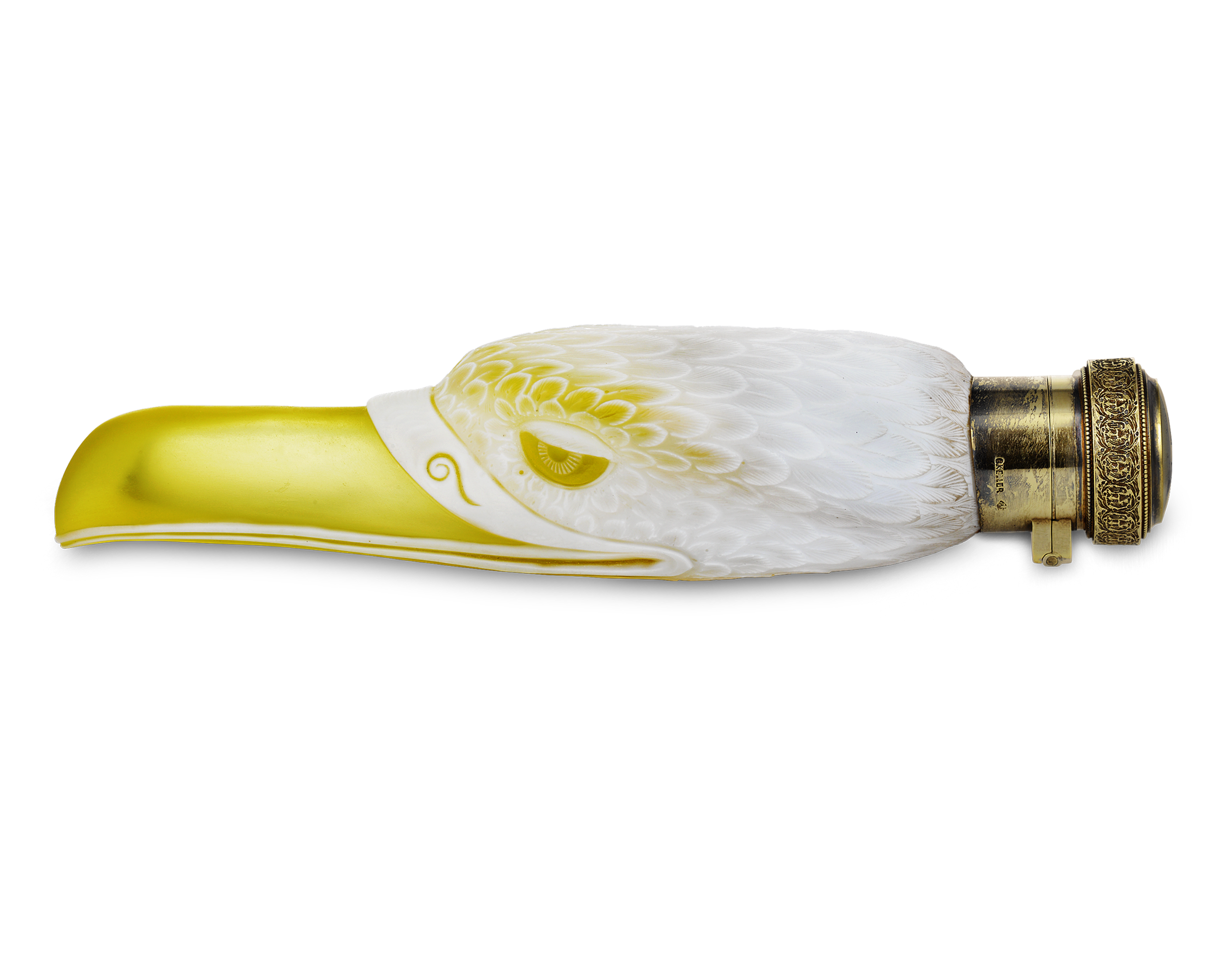 Albatross Cameo Glass Perfume by Thomas Webb & Sons