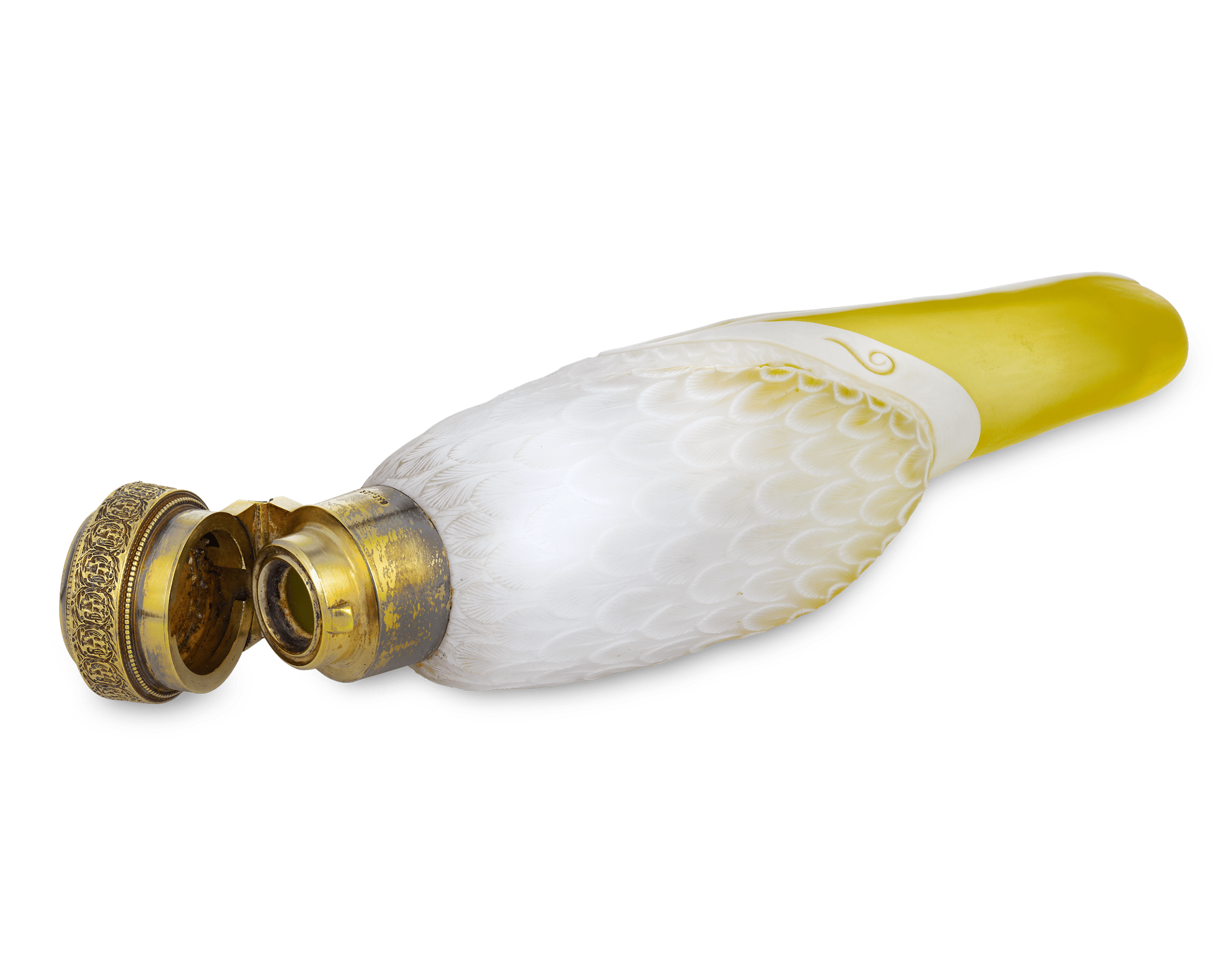 Albatross Cameo Glass Perfume by Thomas Webb & Sons