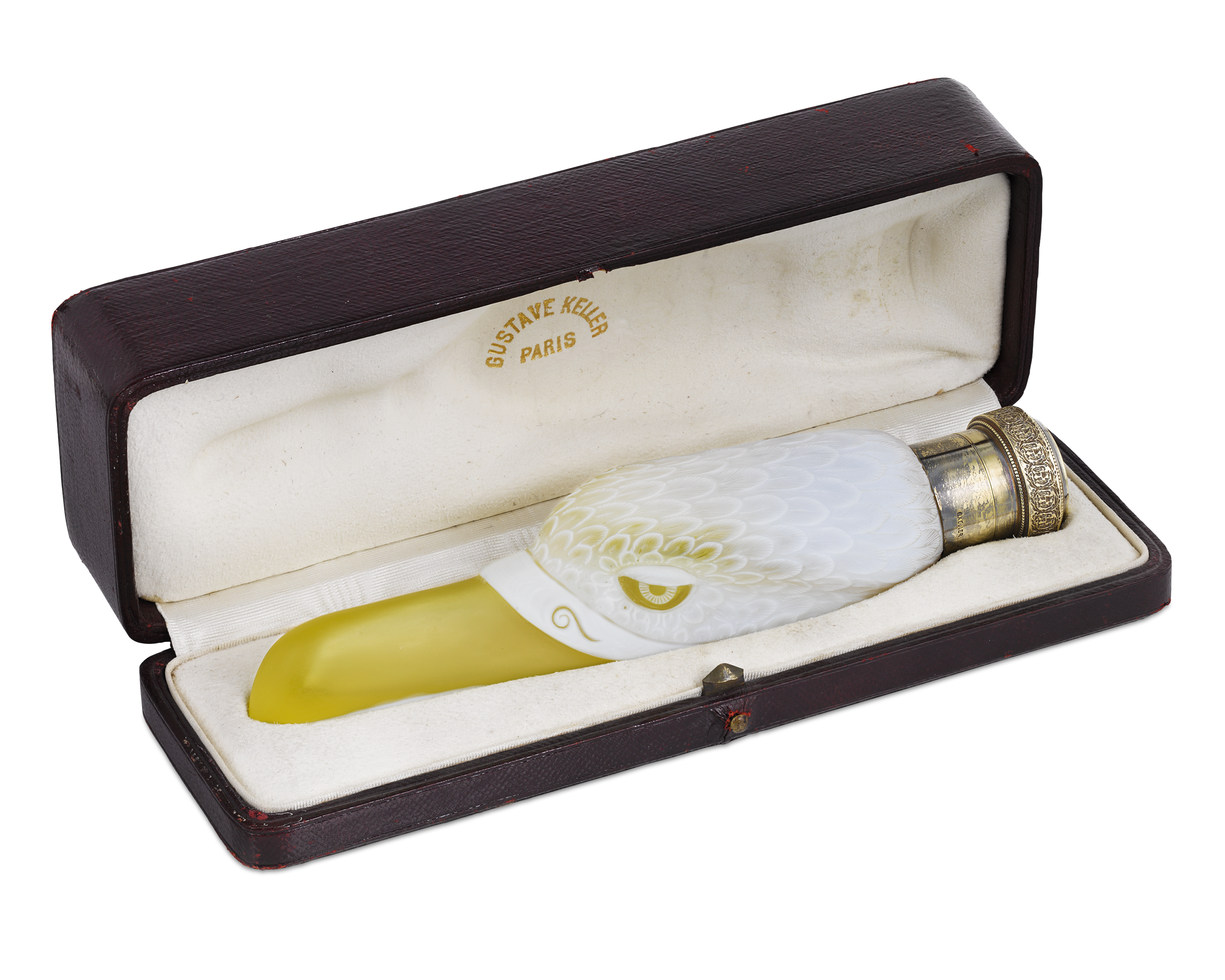 Albatross Cameo Glass Perfume by Thomas Webb & Sons