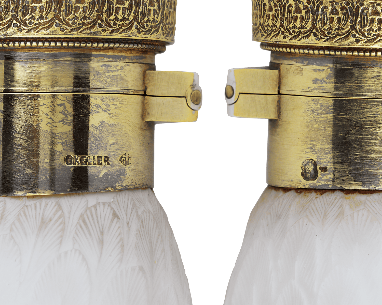 Albatross Cameo Glass Perfume by Thomas Webb & Sons