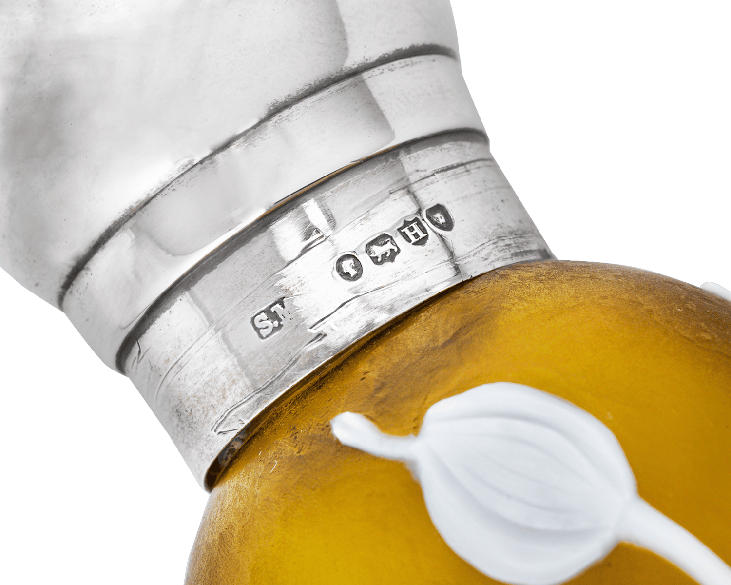 Cameo Glass Perfume Bottle by Thomas Webb & Sons