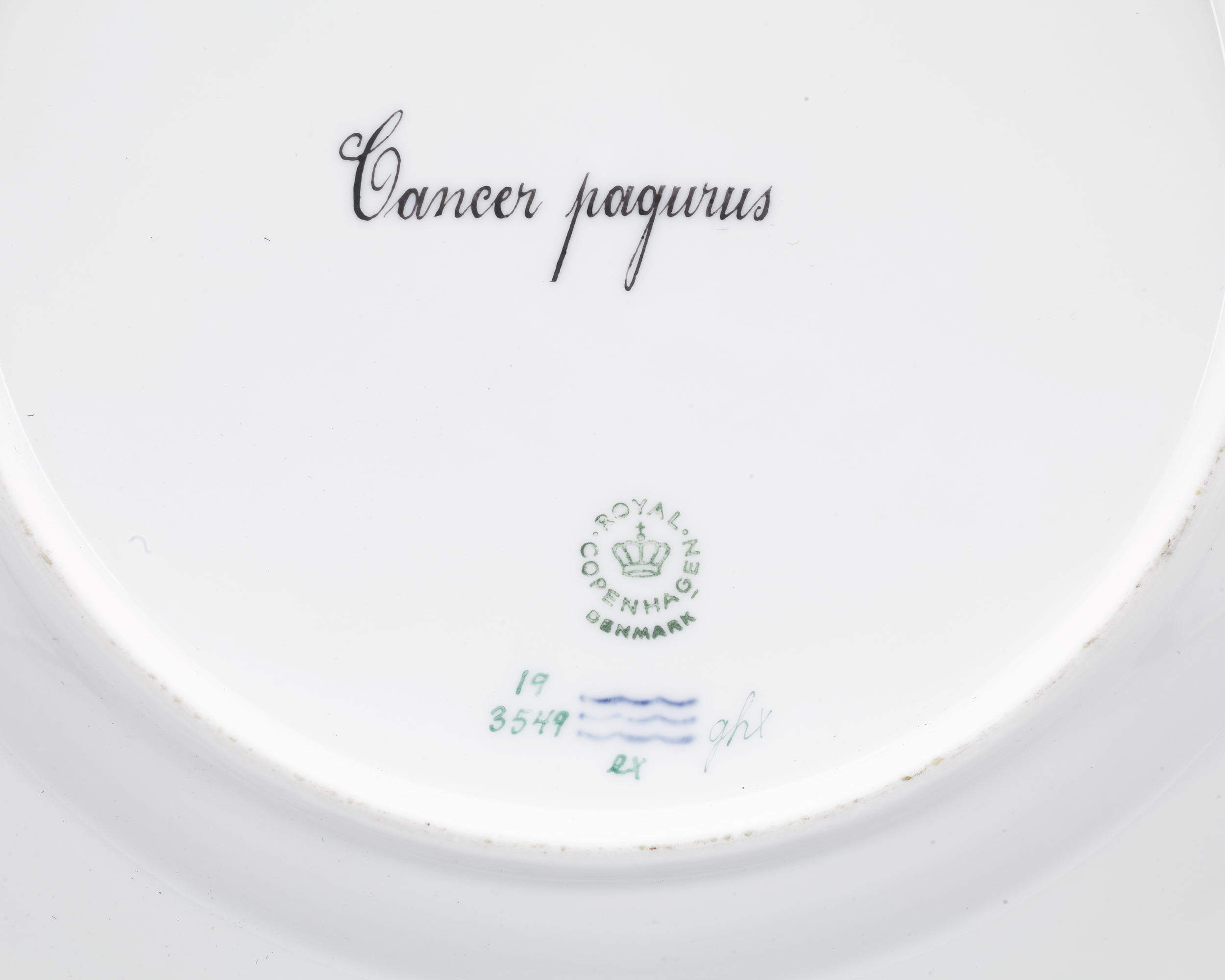 Royal Copenhagen Flora Danica Crustacean Plate