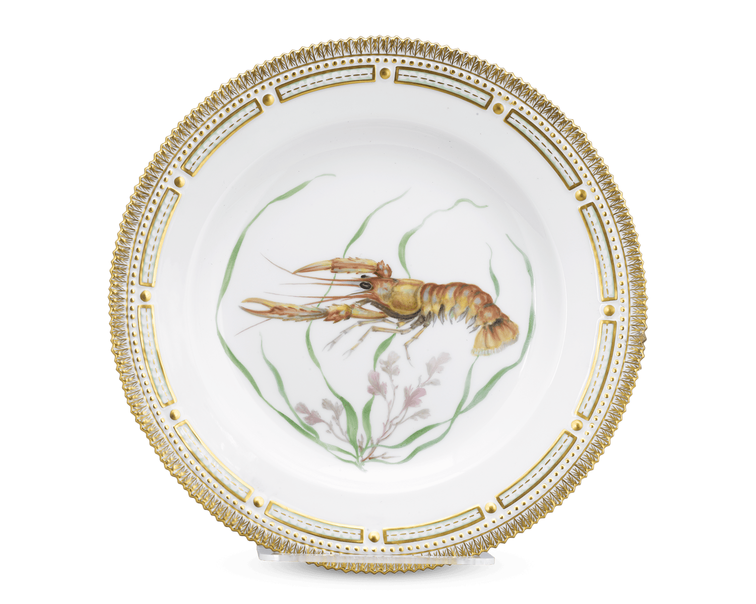 Crustacean Flora Danica Plate by Royal Copenhagen