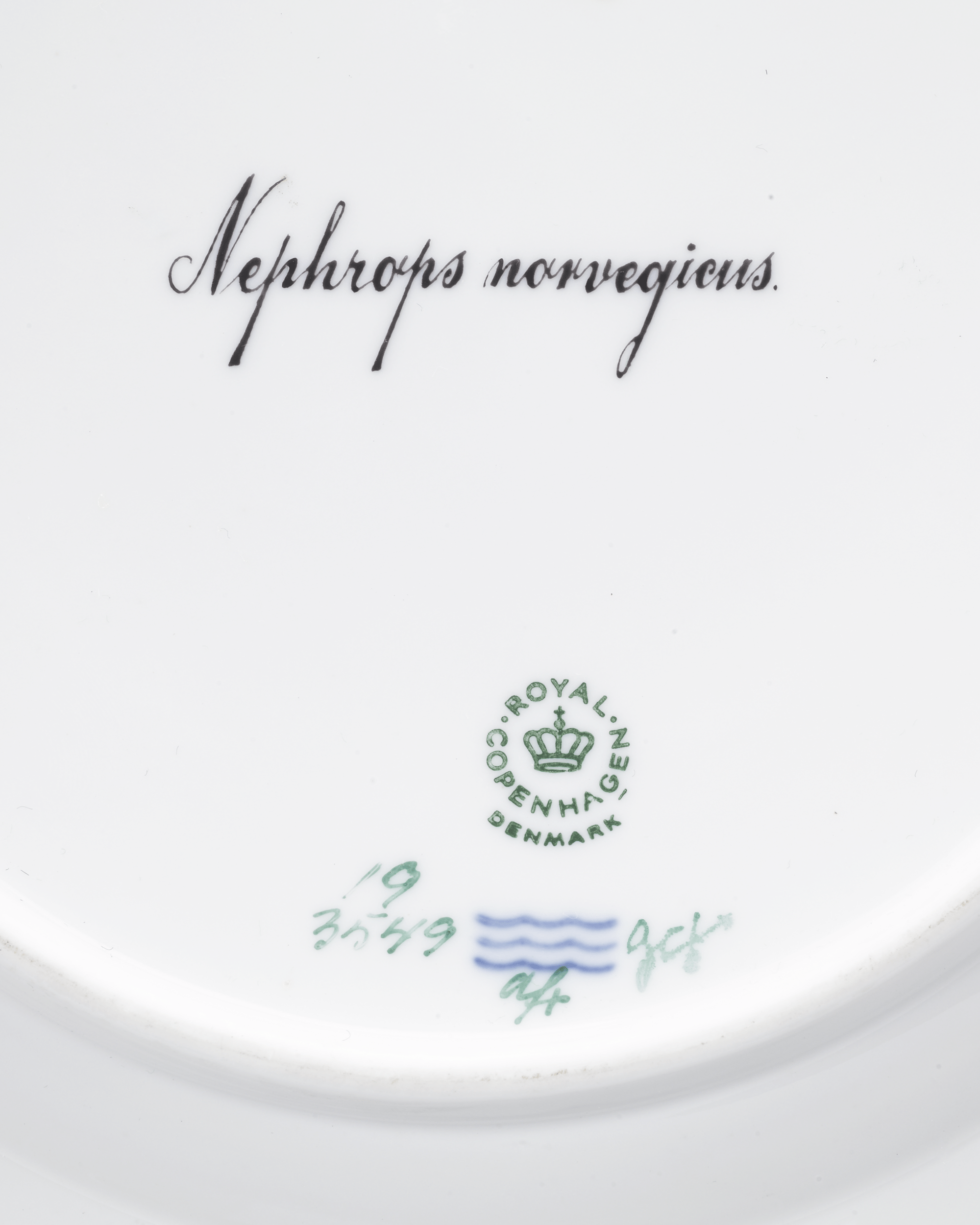 Crustacean Flora Danica Plate by Royal Copenhagen